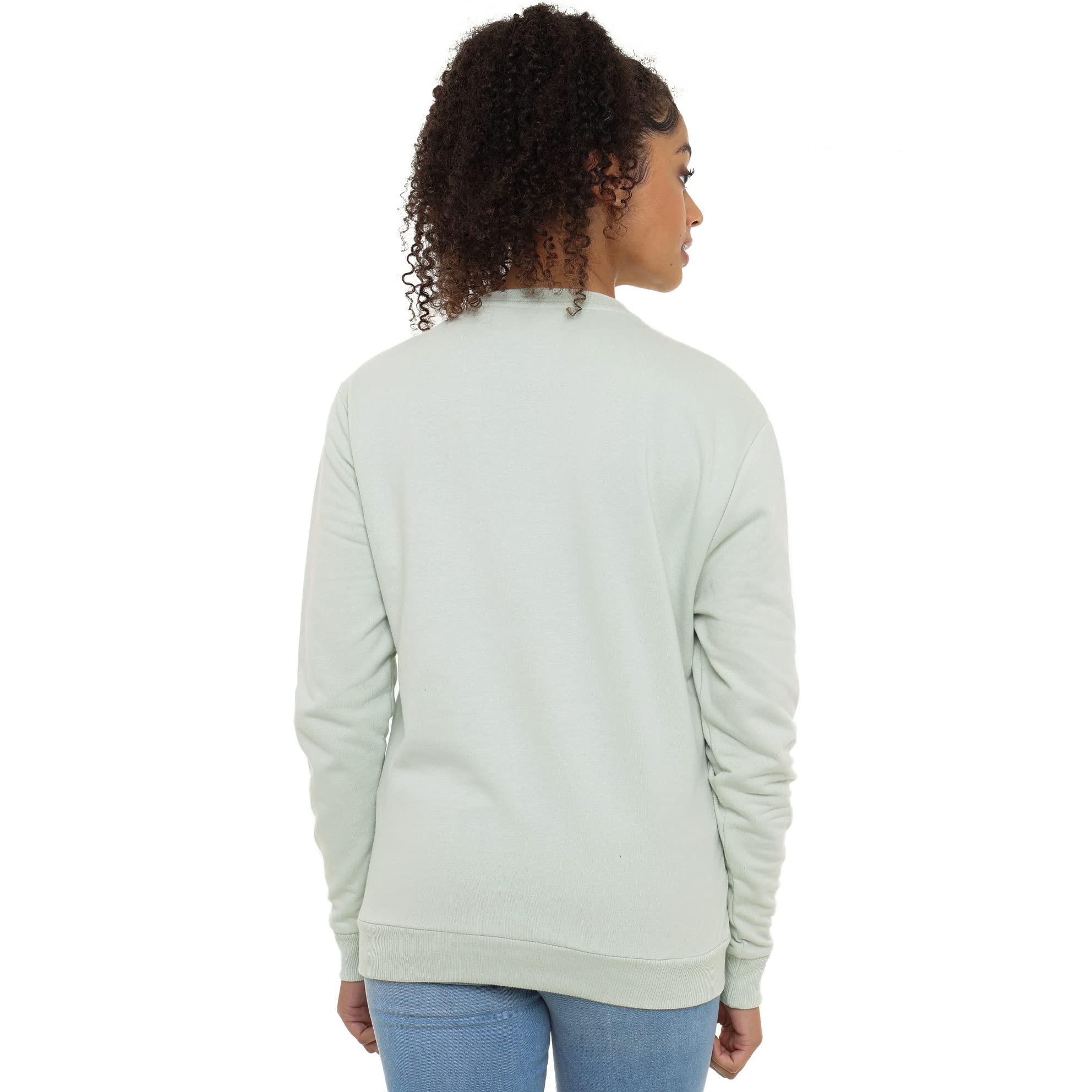 my-little-pony-papillons-fleurs-sweatshirt-femme-vert-sauge-l image 3