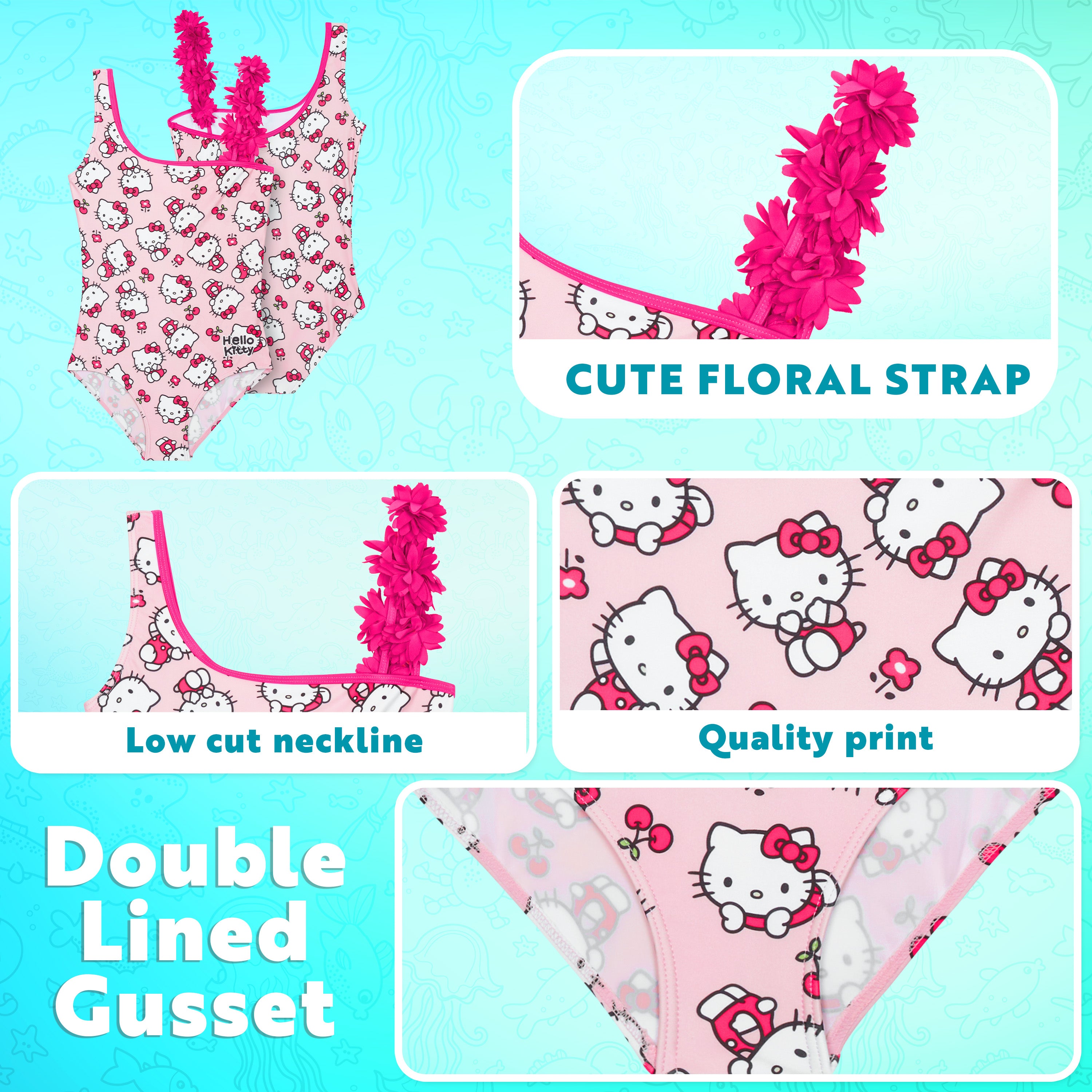 hello-kitty-maillot-de-bain-fille-une-pi-ce-stretch-5-14-ans image 5
