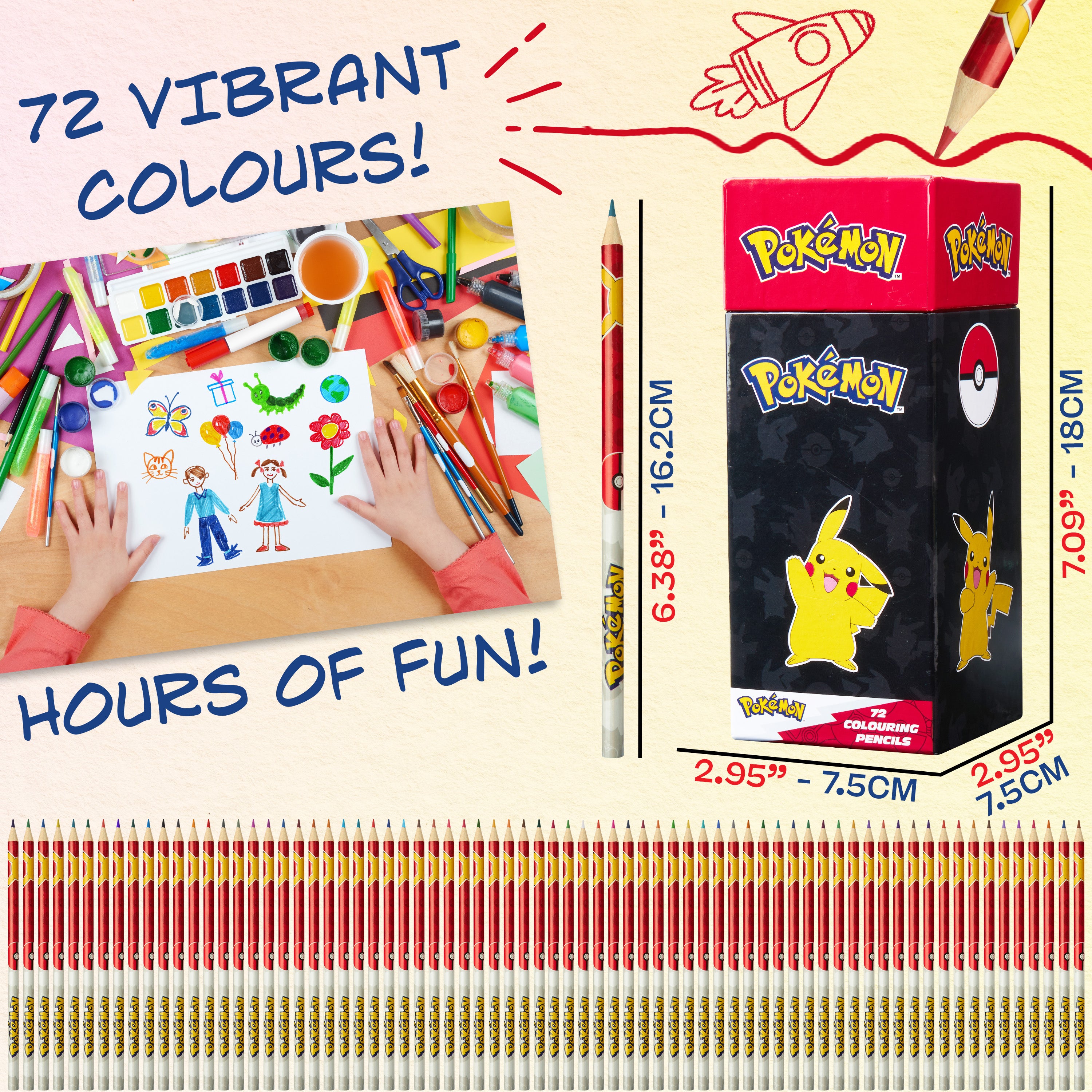 get-trend-pok-mon-crayons-couleur-72-pi-ces-pikachu image 6