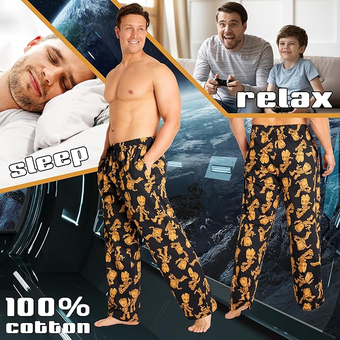 marvel-pantalon-pyjama-homme-groot-lot-de-1-imprim image 5
