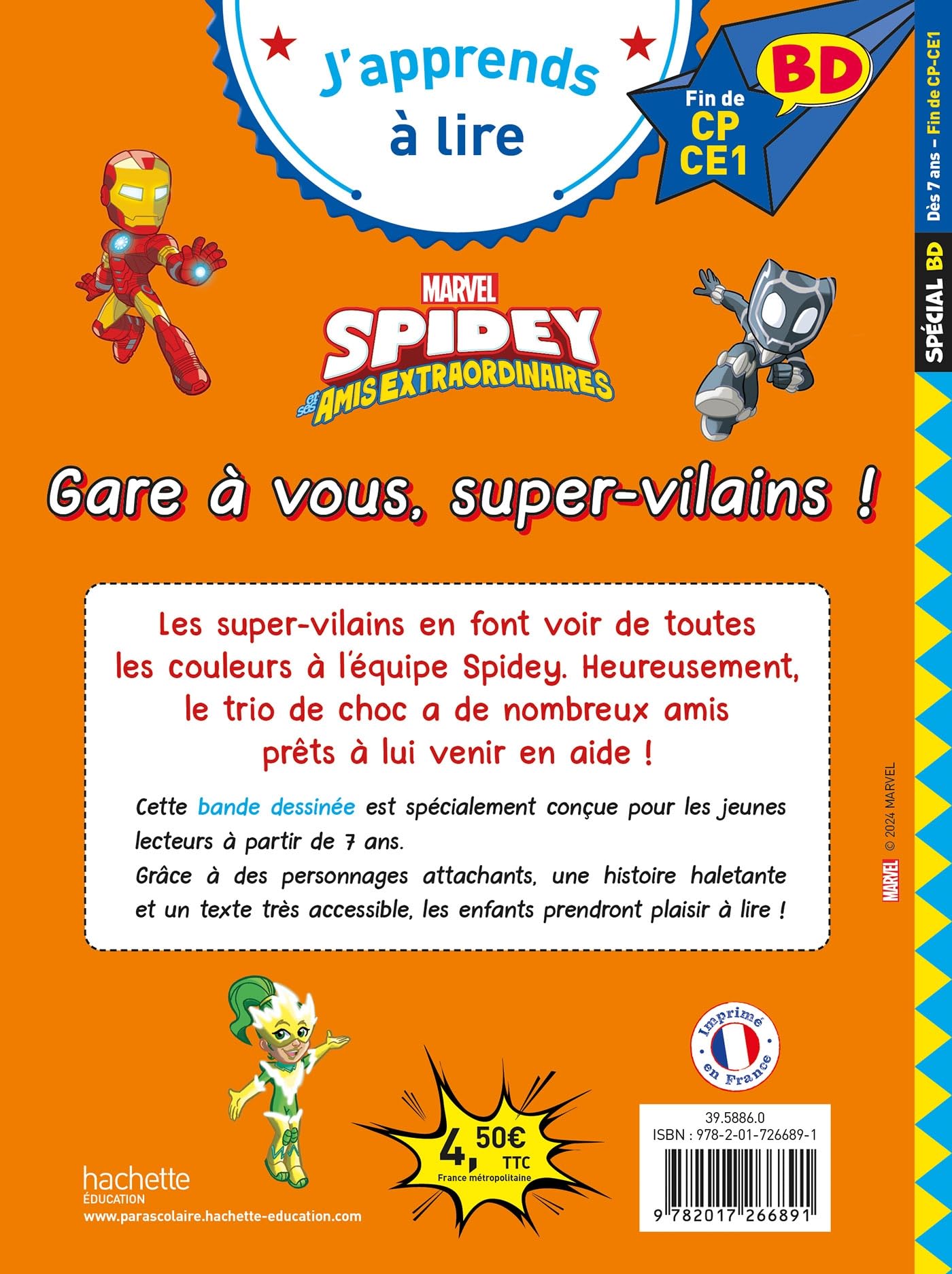 spidey-et-ses-amis-gare-vous-super-vilains-bd-fin-cp-ce1 image 2