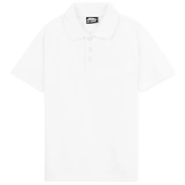 get-trend-citycomfort-polo-blanc-gar-on-4-5-ans image 1