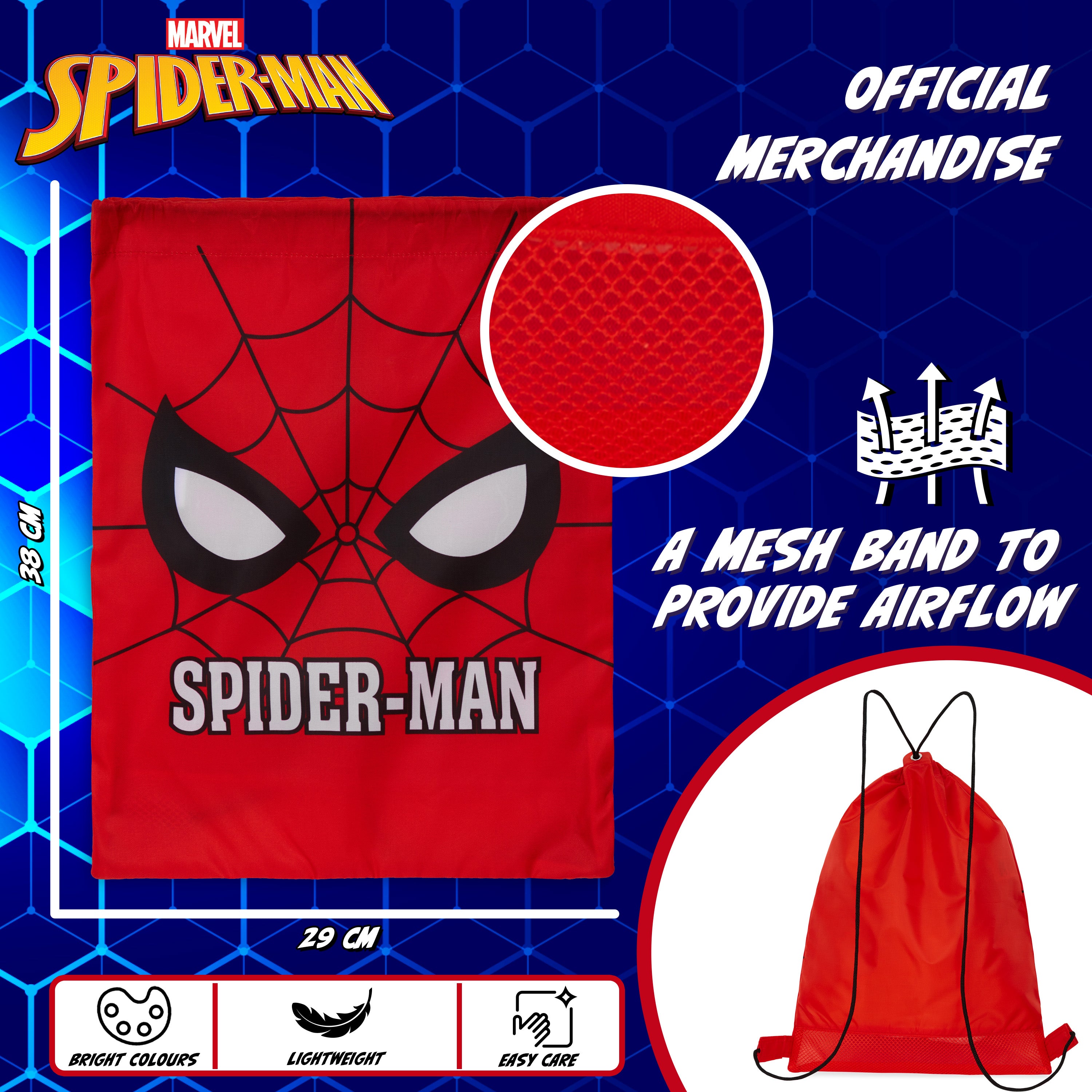 disney-spiderman-sac-cordon-enfant-29x38-cm-gym image 6