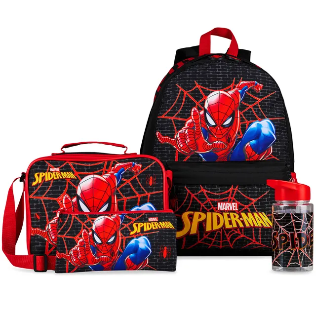 marvel-spiderman-set-4-pi-ces-sac-dos-cole-gourde-400ml image 1