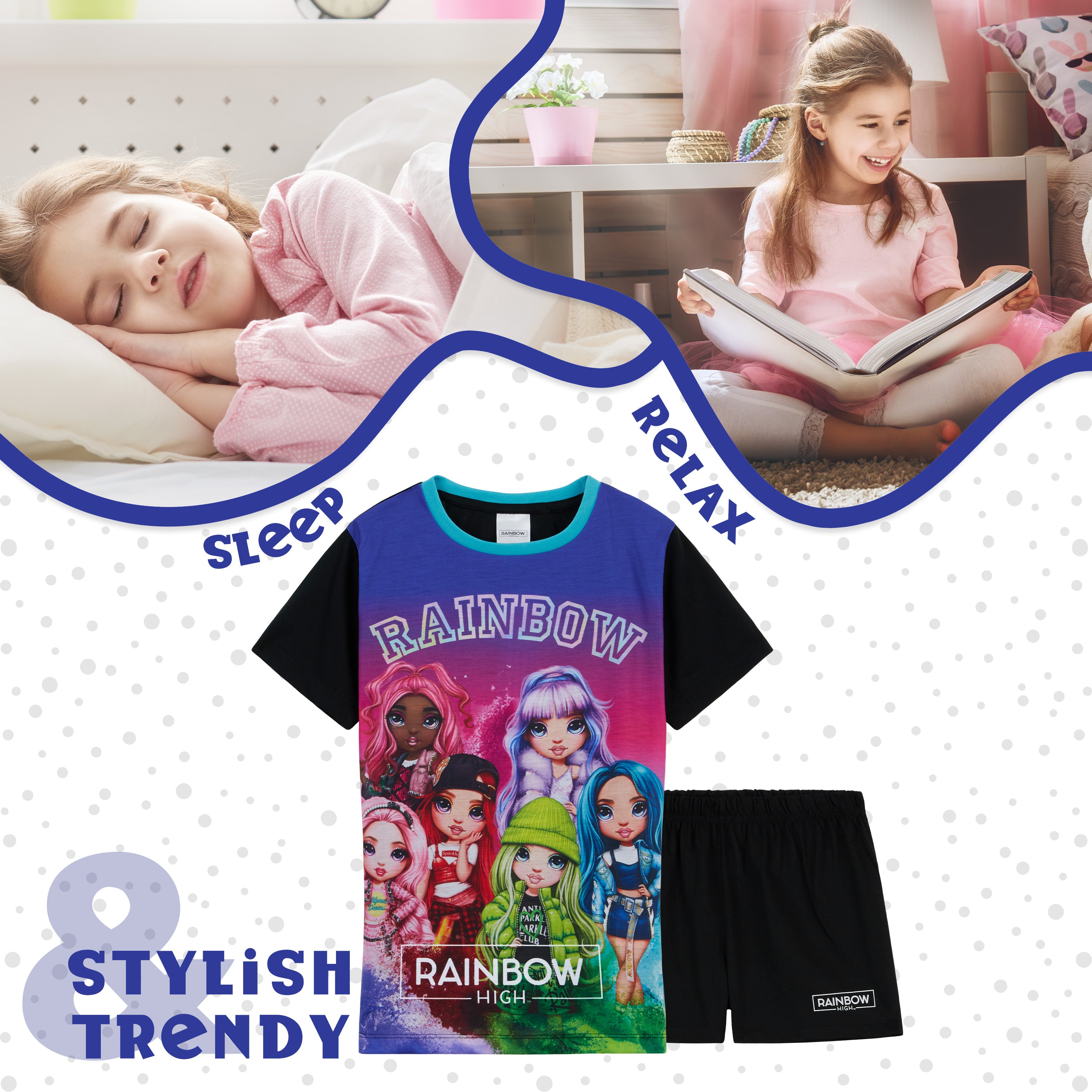 rainbow-high-pyjama-short-fille-t-5-12-ans image 5