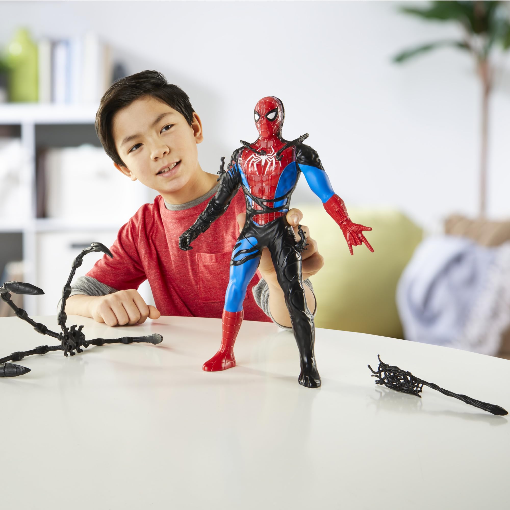 marvel-venomversus-spider-man-figurine-28-cm-noir-symbiote image 7