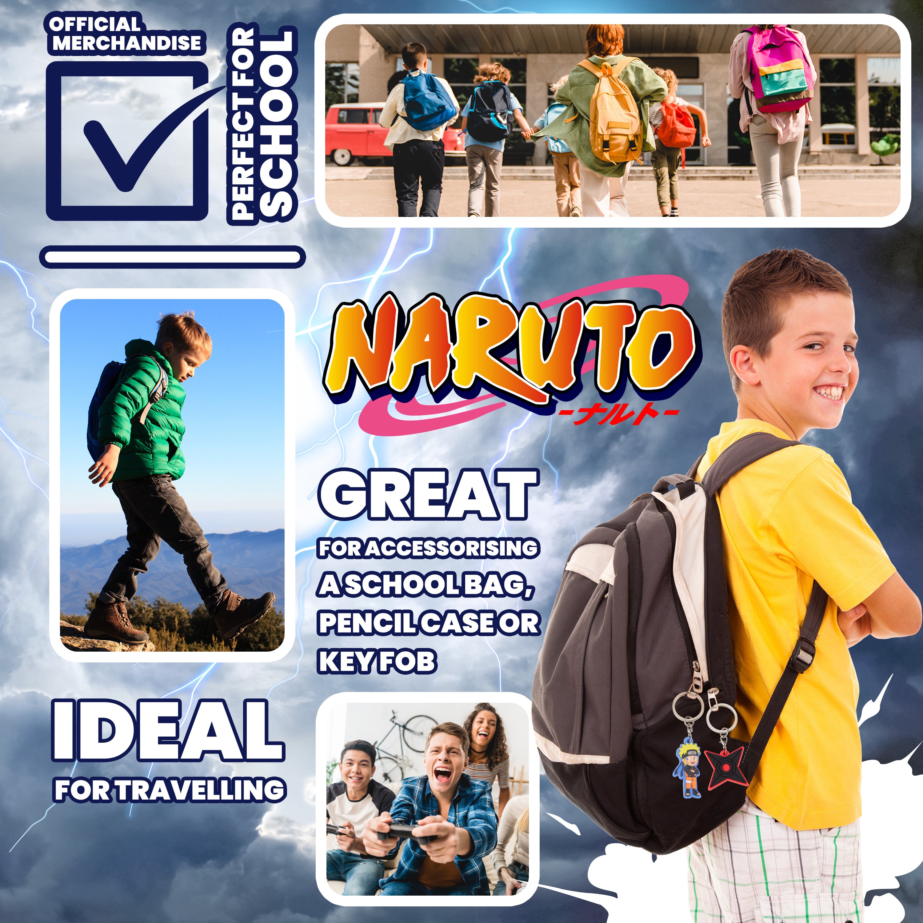 naruto-porte-cl-s-enfant-lot-6-figurines-caoutchouc image 5