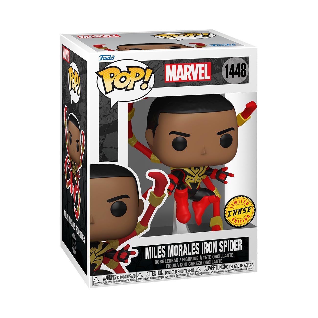 funko-pop-marvel-miles-morales-iron-spider-figurine-9-5-cm image 4
