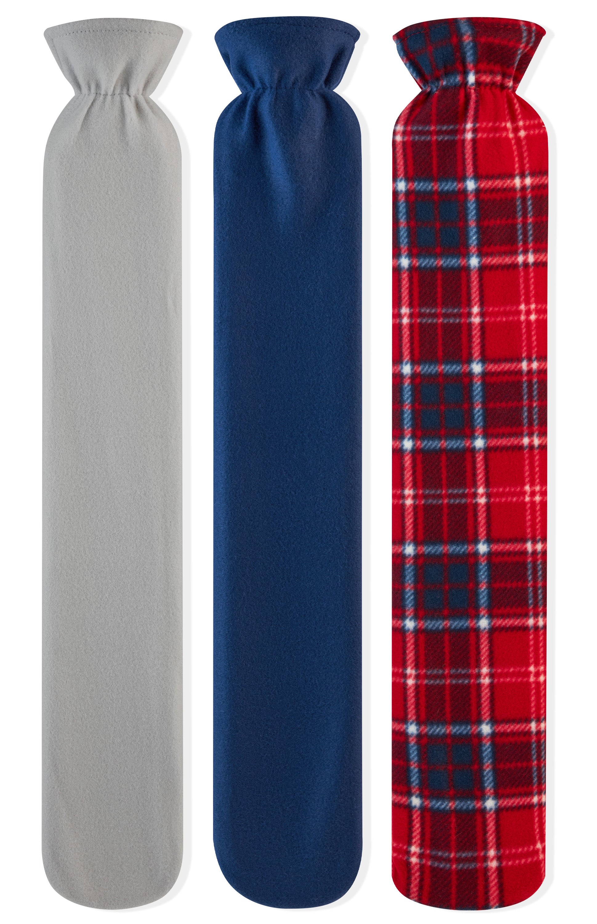 bouillotte-eau-chaude-longue-2l-housse-polaire-caoutchouc image 1