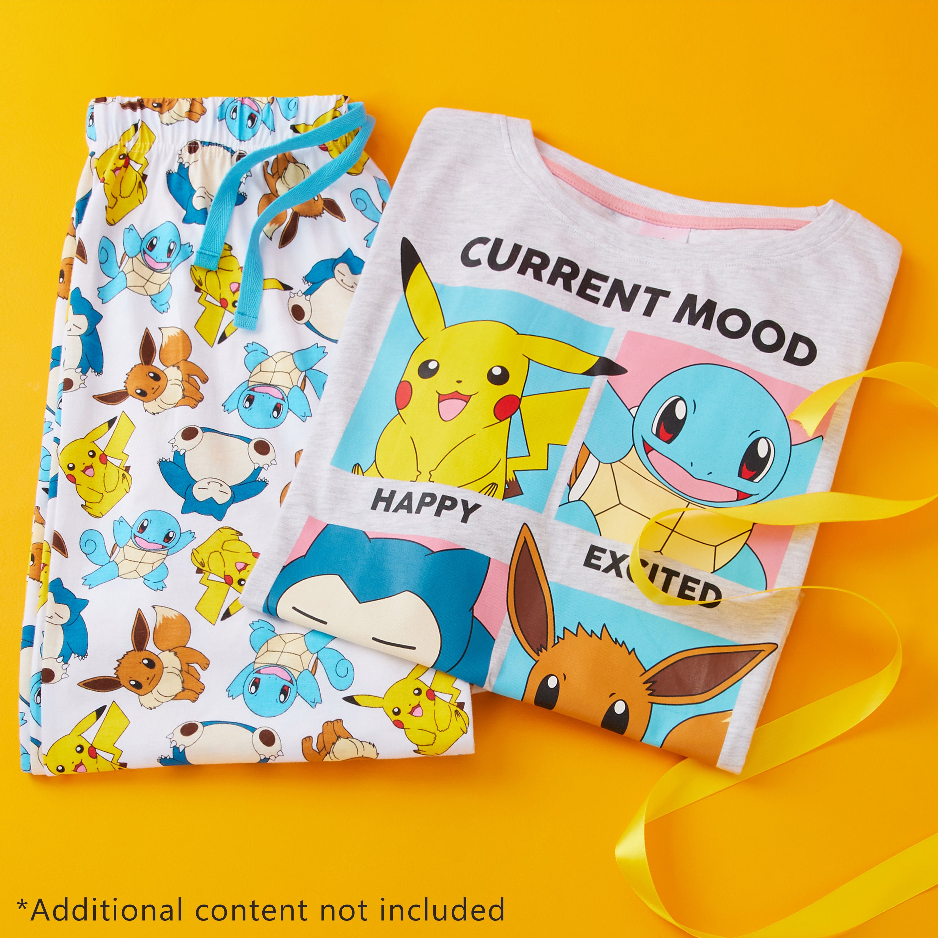 pok-mon-pikachu-pyjama-femme-coton-taille-m-2-pi-ces image 3