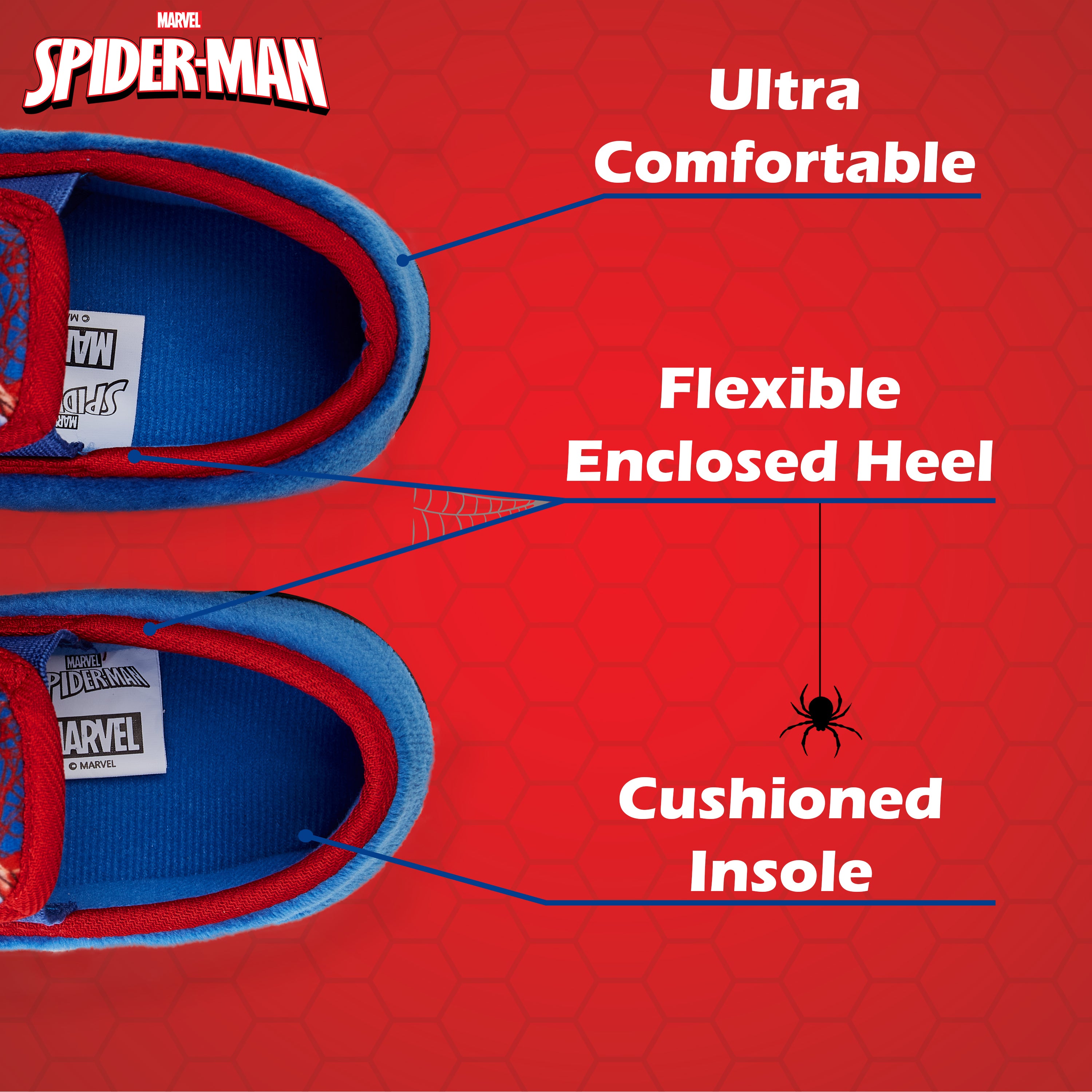 marvel-spiderman-chaussons-gar-on-semelle-antid-rapante image 4