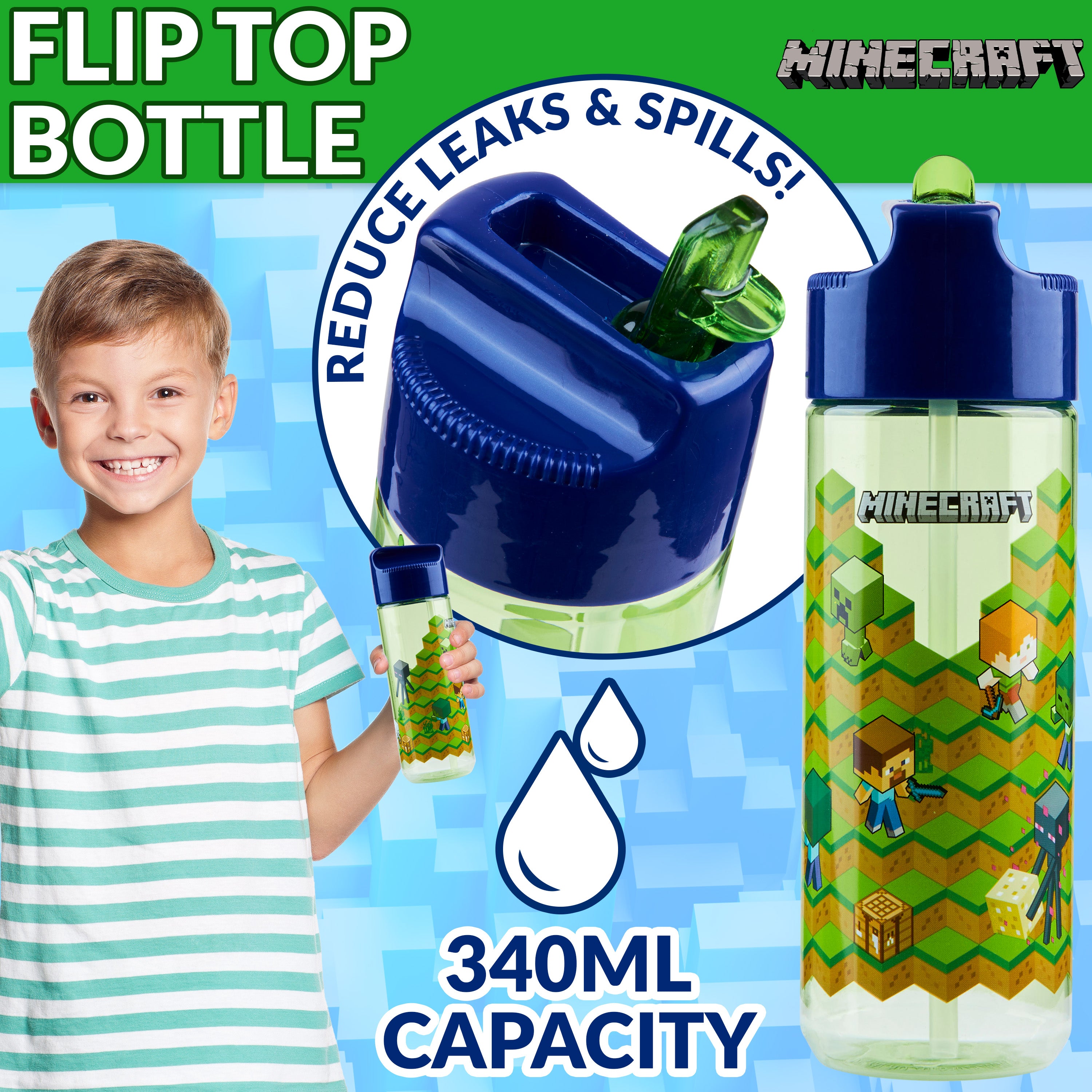 get-trend-school-supplies-lunch-box-minecraft-gourde-340-ml image 4