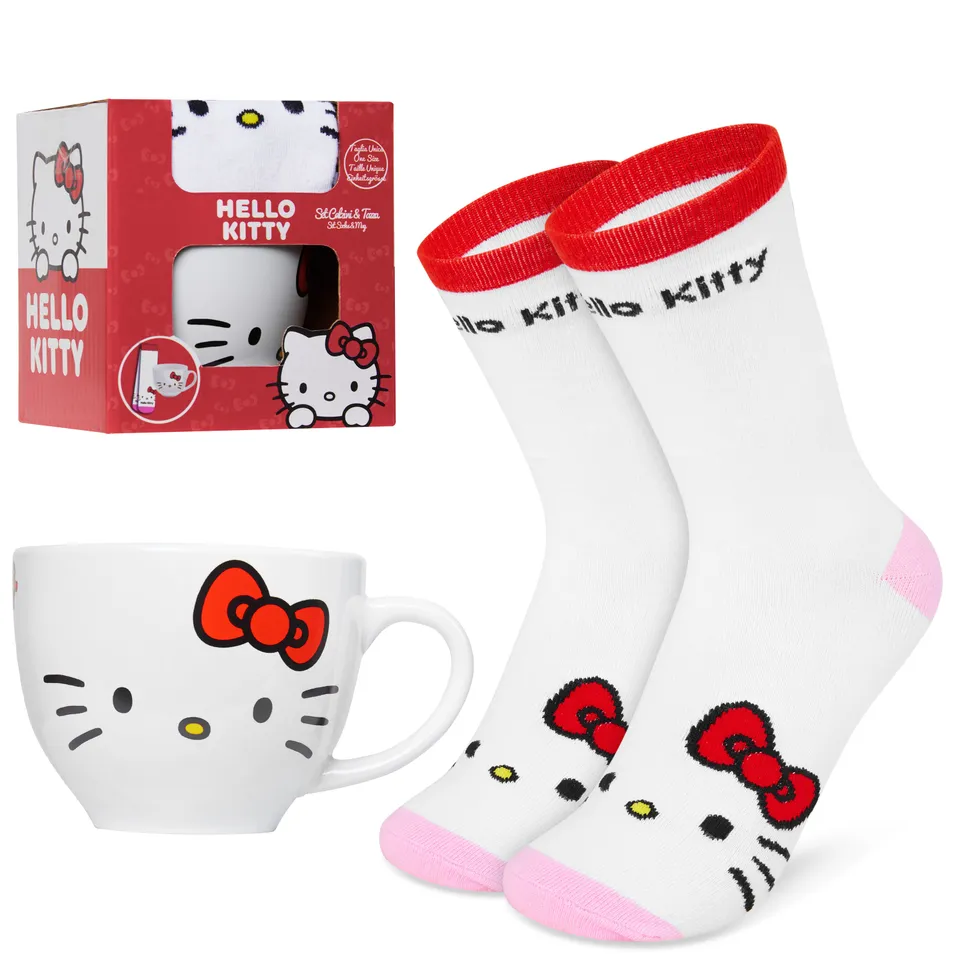 hello-kitty-mug-c-ramique-chaussettes-coffret-femme image 1