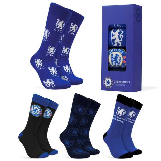 chelsea-fc-chaussettes-gar-on-lot-de-4-coton-supporters image 1