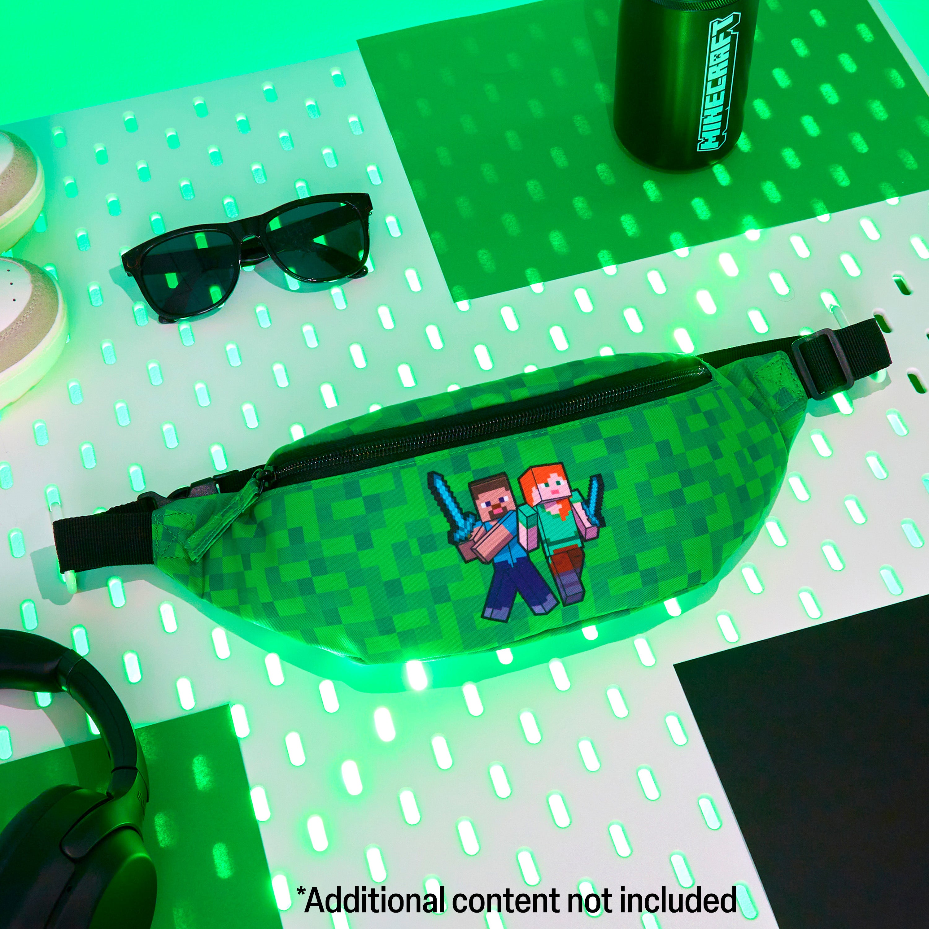 minecraft-creeper-sac-banane-enfant-vert-sangle-ajustable image 4