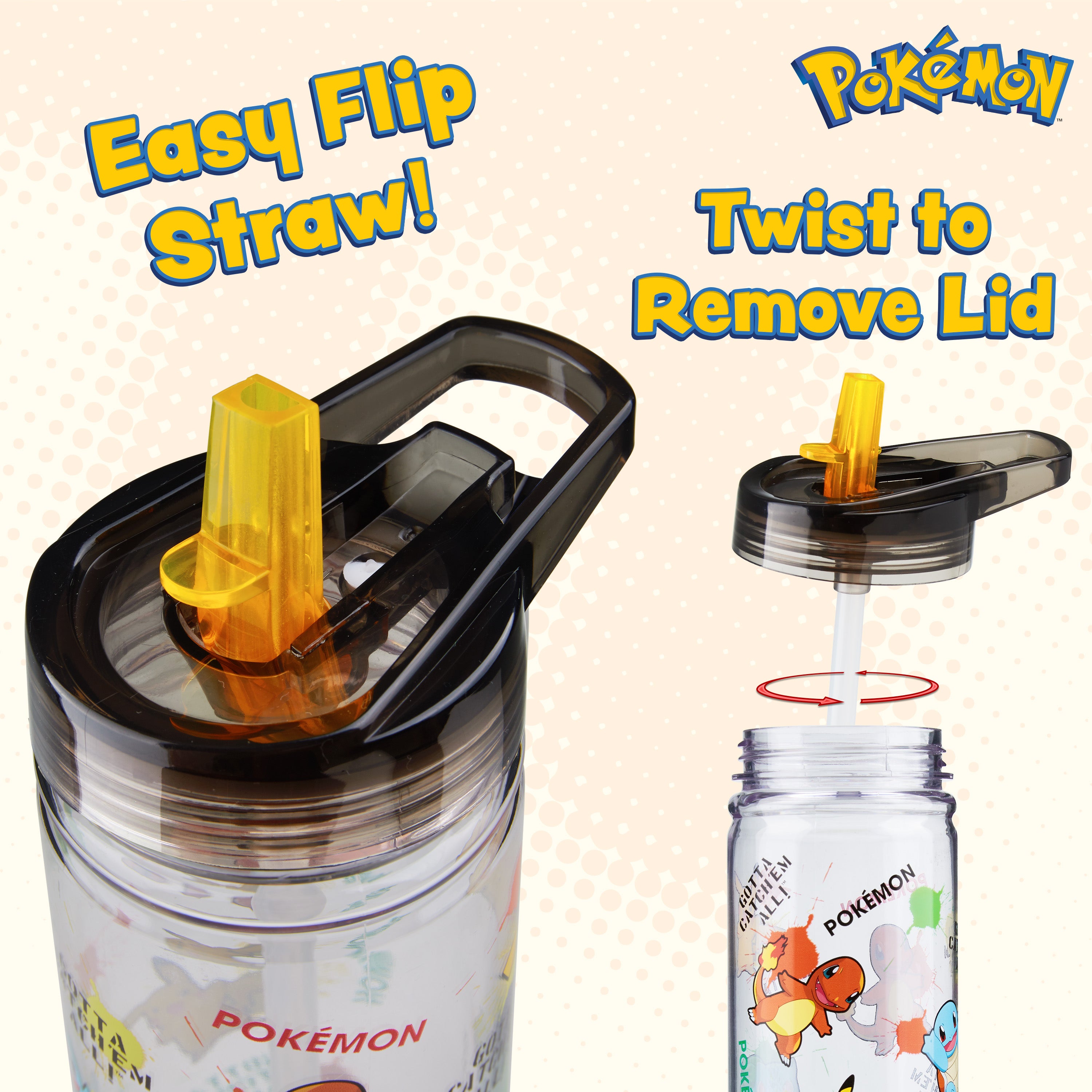 pok-mon-gourde-enfant-580ml-avec-paille-plastique-anti-fuite image 6