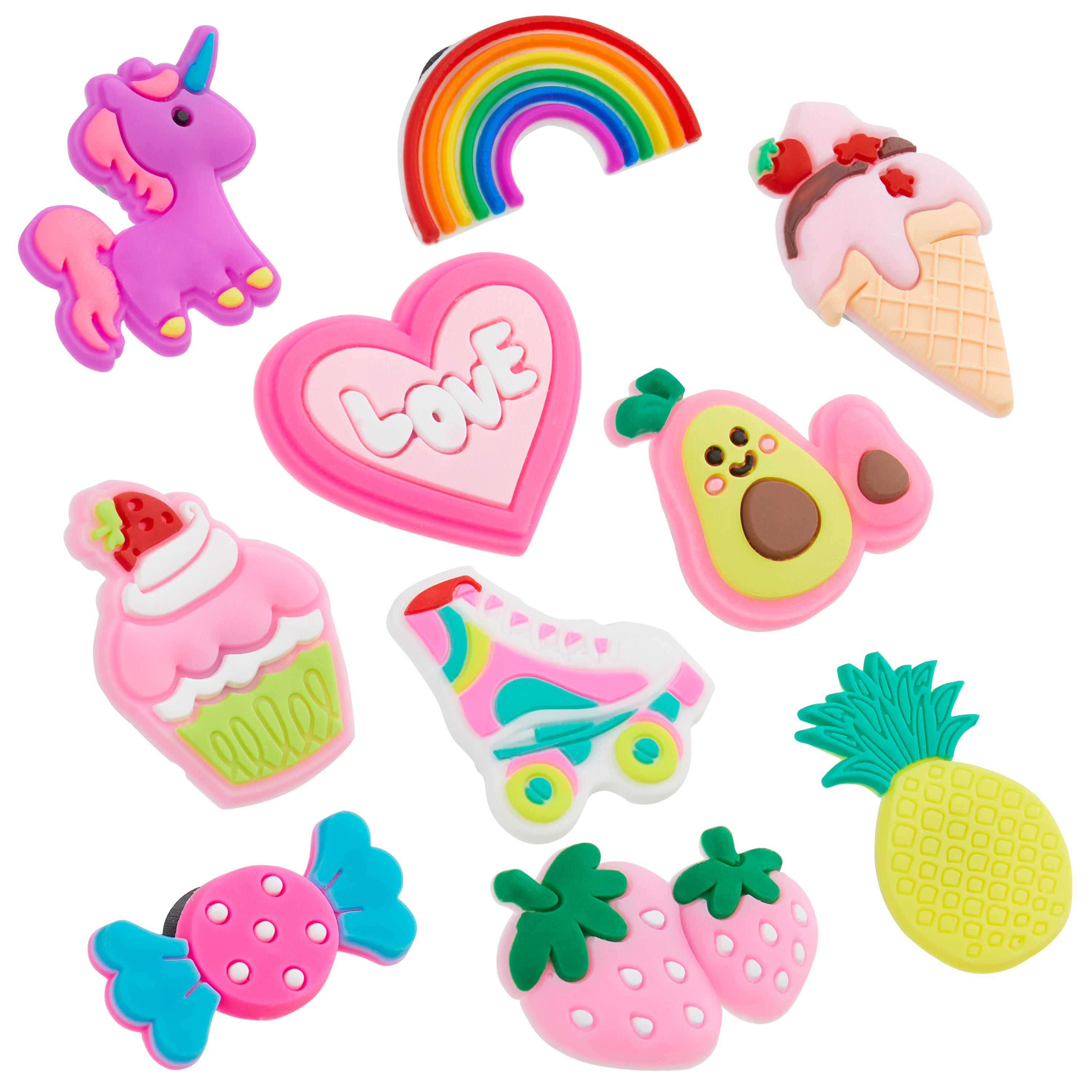 citycomfort-charms-sabots-fille-breloques-lot-10 image 1