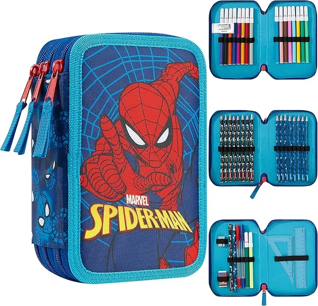 marvel-spider-man-trousse-garnie-multi-compartiments-avengers image 1