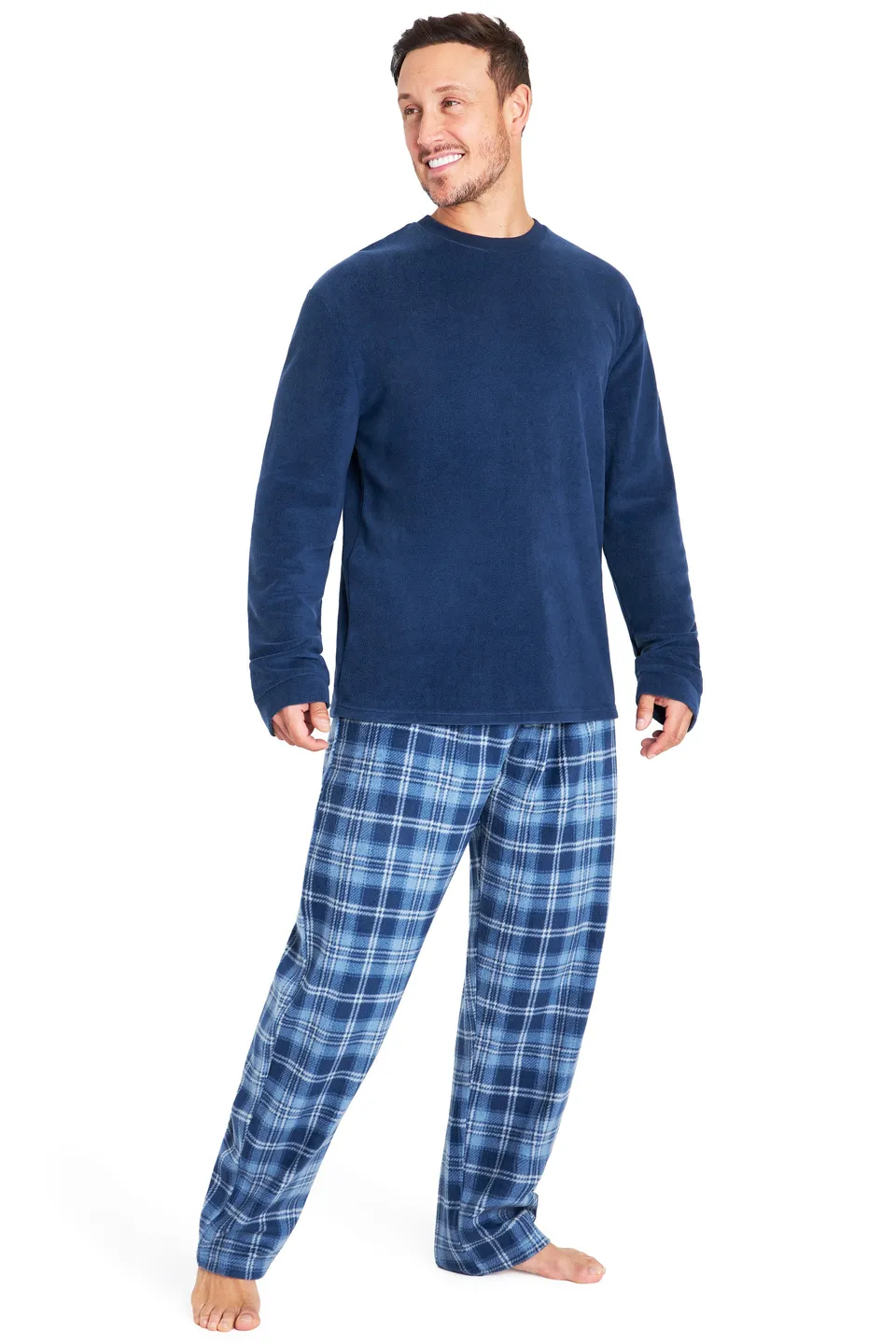 citycomfort-men-pyjama-polaire-homme-gris-taille-l image 1