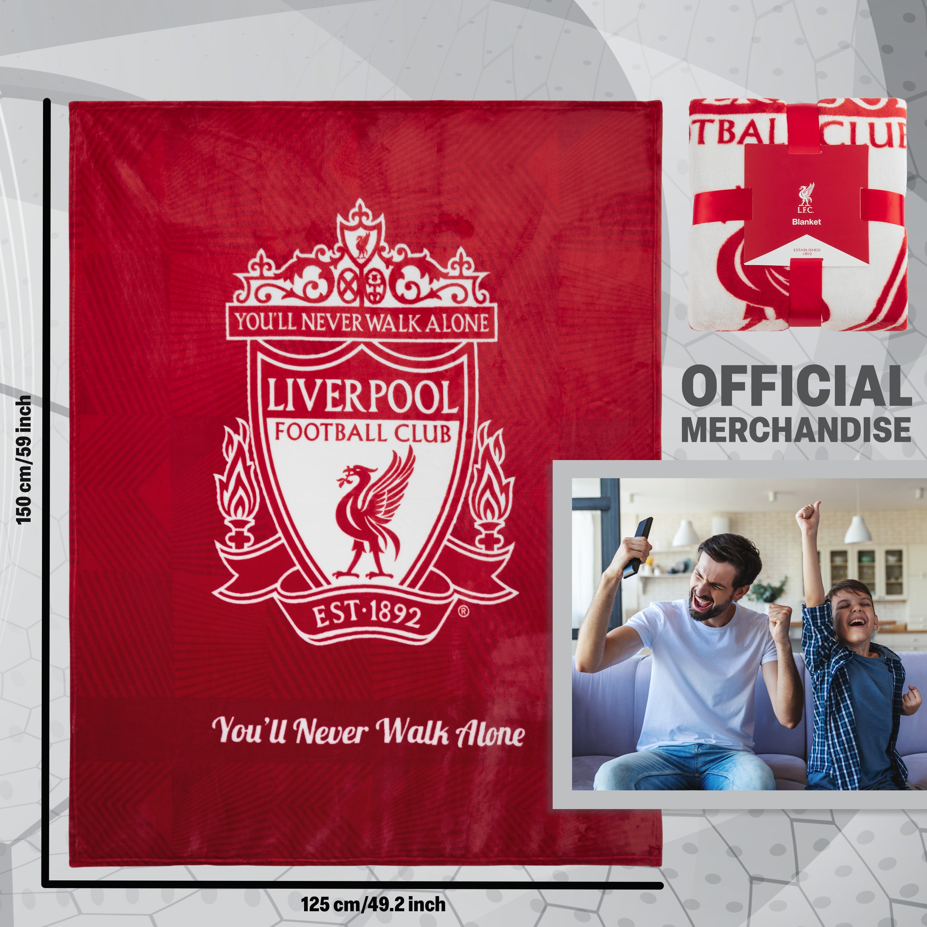 liverpool-fc-plaid-polaire-rouge-125x150-cm-canap image 6