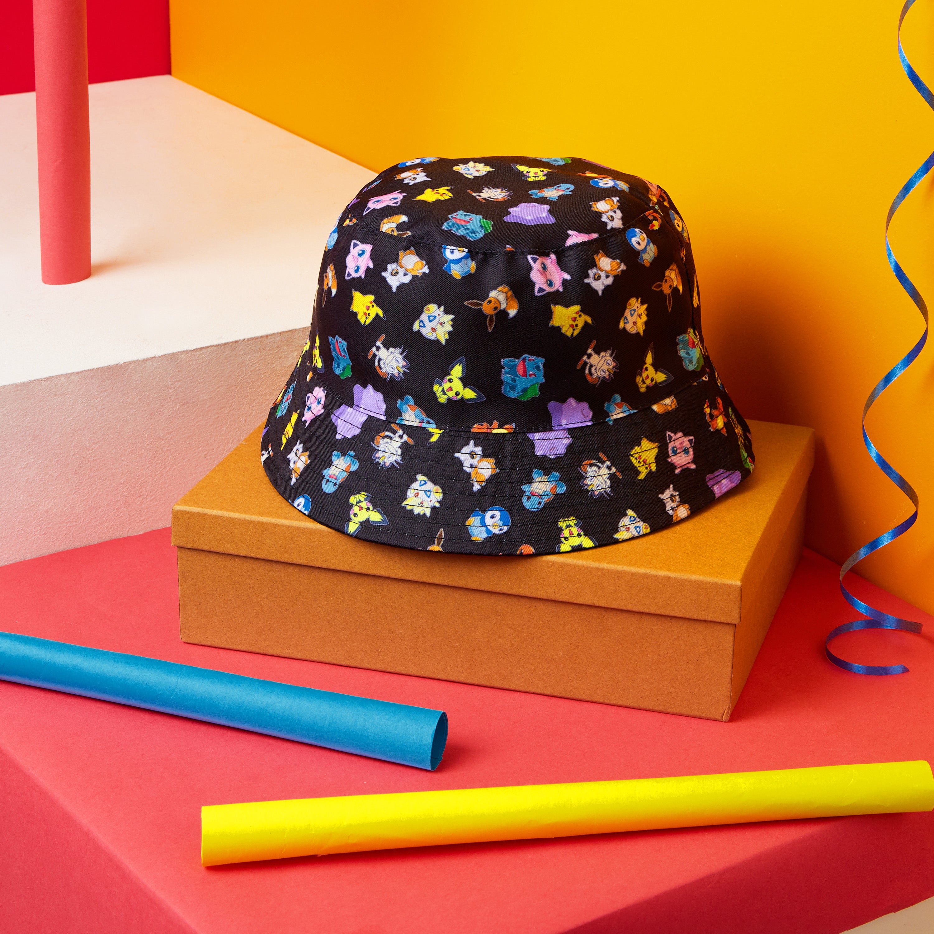 pok-mon-bob-enfant-imprim-cadeau-pikachu-chapeau-t image 2