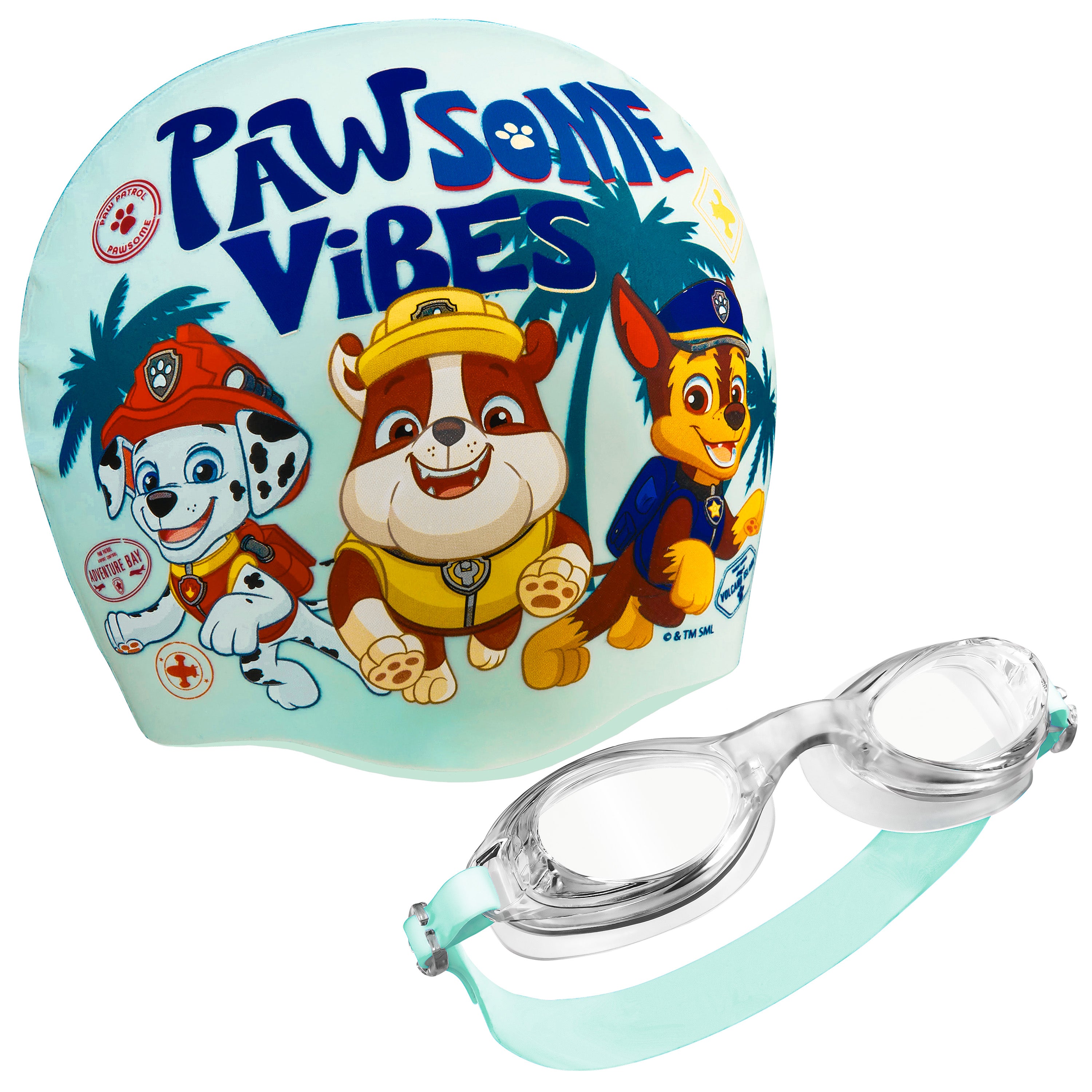 pat-patrouille-lunettes-de-piscine-enfant-bonnet-rose-3-6-ans image 7