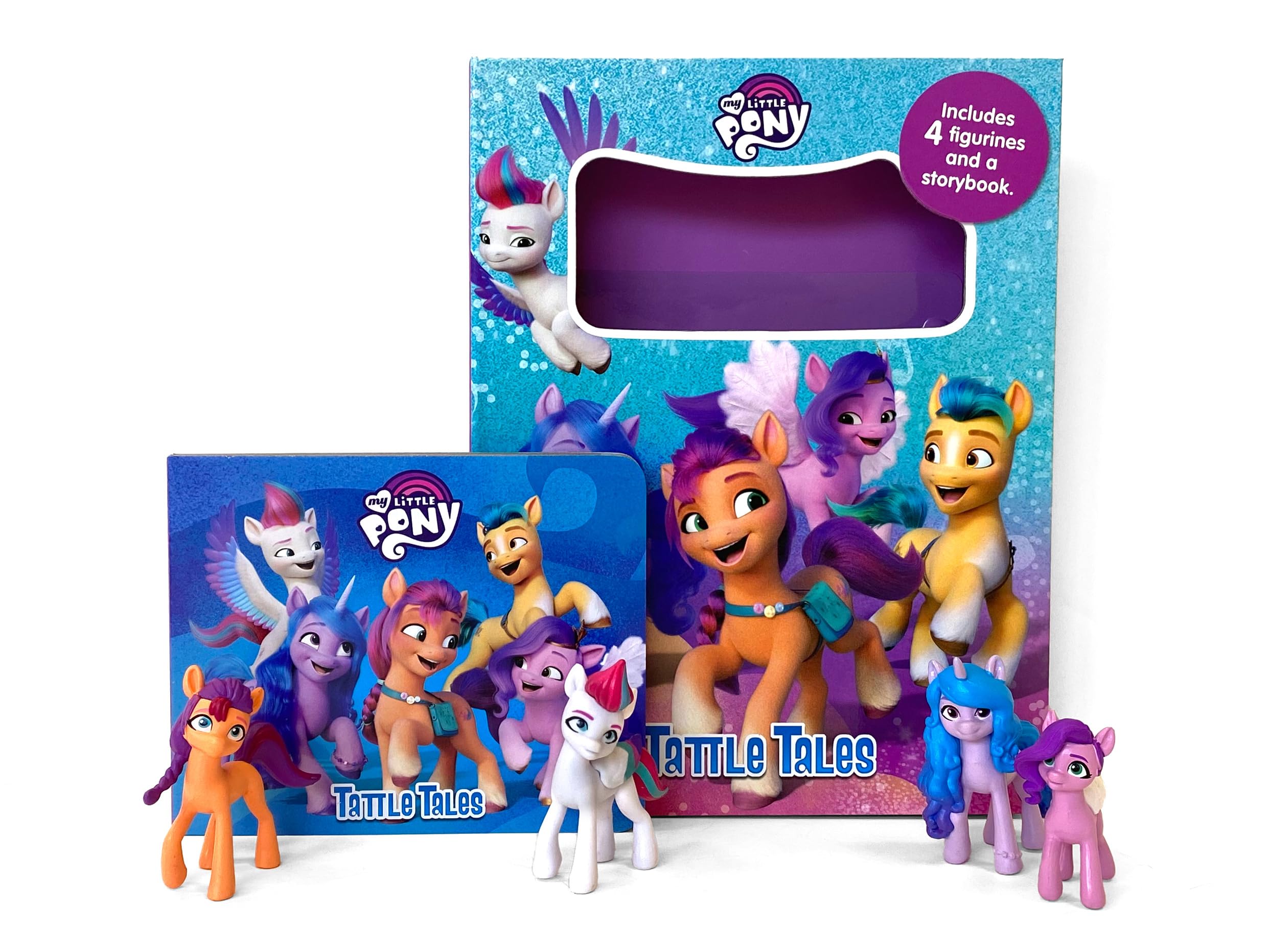 my-little-pony-tattle-tales-livre-activit-12-pages-4-figurines image 1