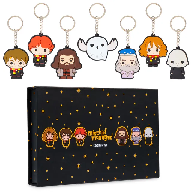 harry-potter-porte-cl-s-lot-7-mini-figurines-chibi-enfant image 1