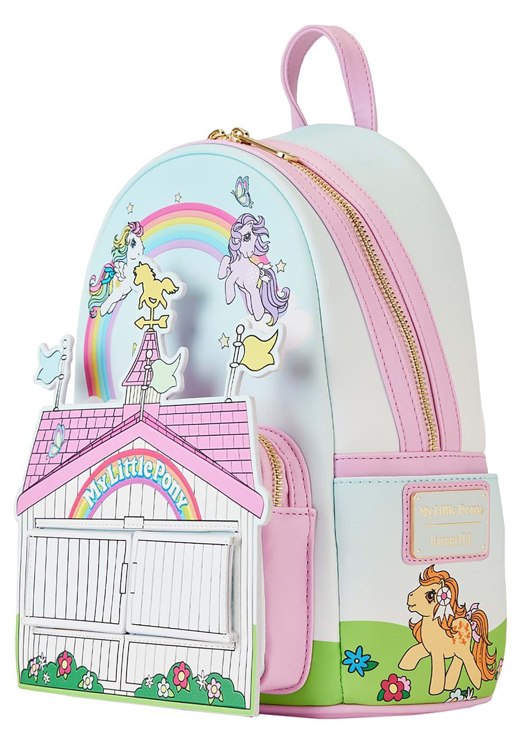 my-little-pony-stable-mlpbk0022-mini-sac-dos-bleu-cuir-vegan image 3