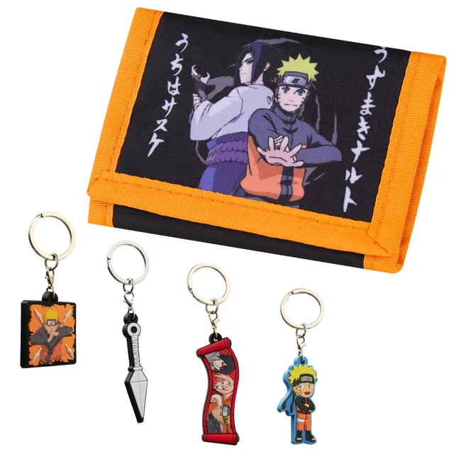 get-trend-boys-portefeuille-gar-on-naruto-4-porte-cl-s-anime image 1