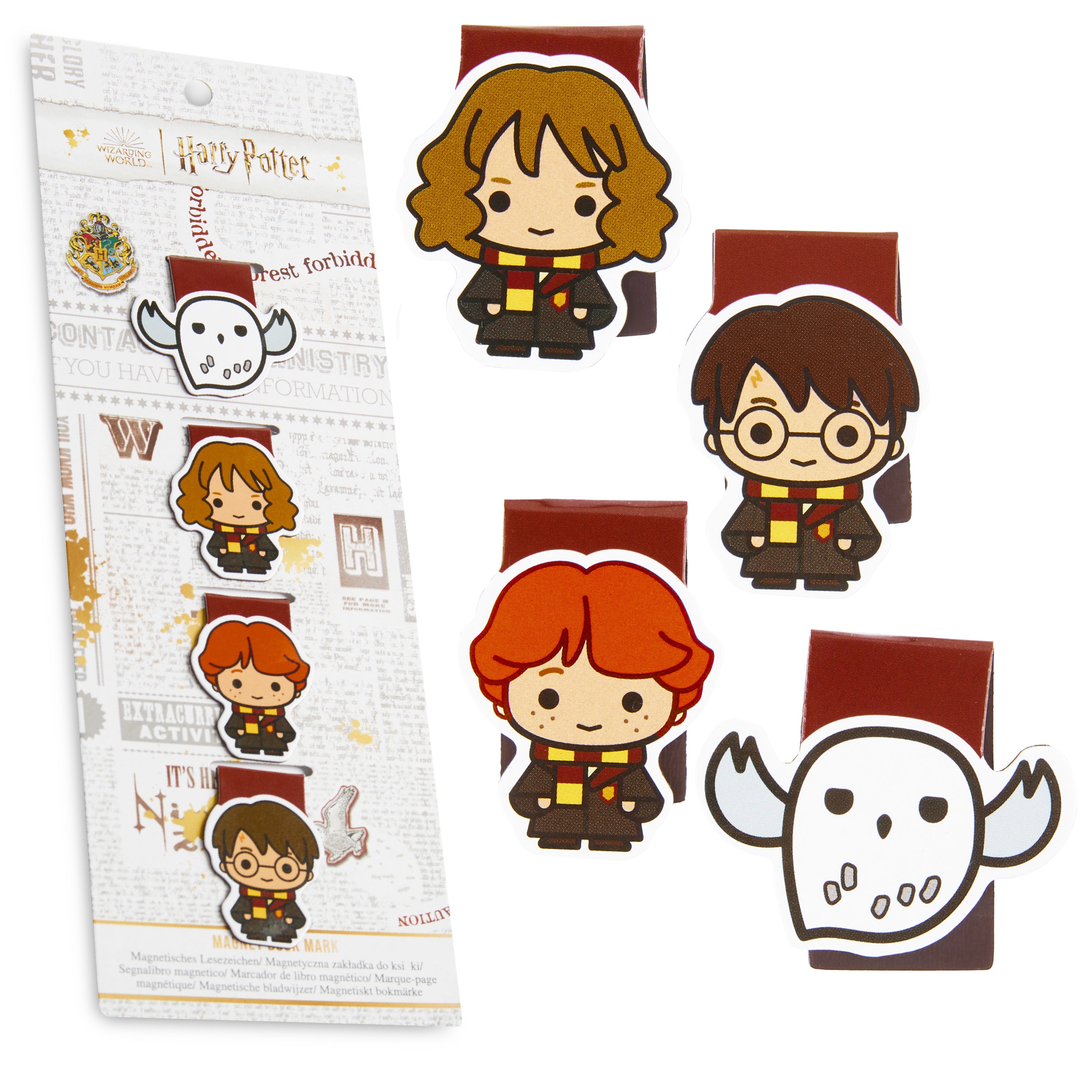 harry-potter-marque-pages-magn-tiques-lot-de-4-lecture image 1