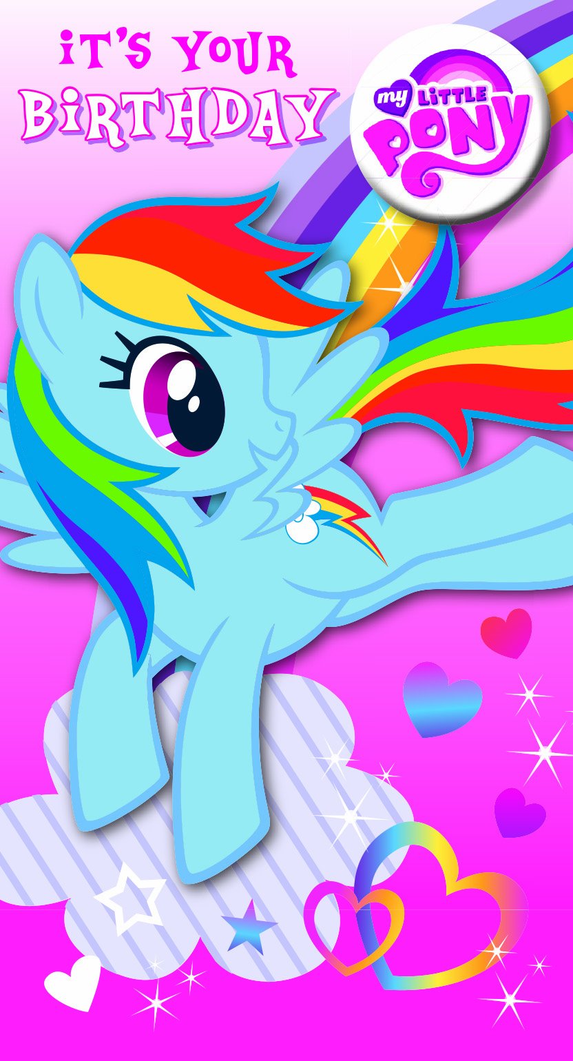 my-little-pony-carte-anniversaire-have-amazing-time image 1