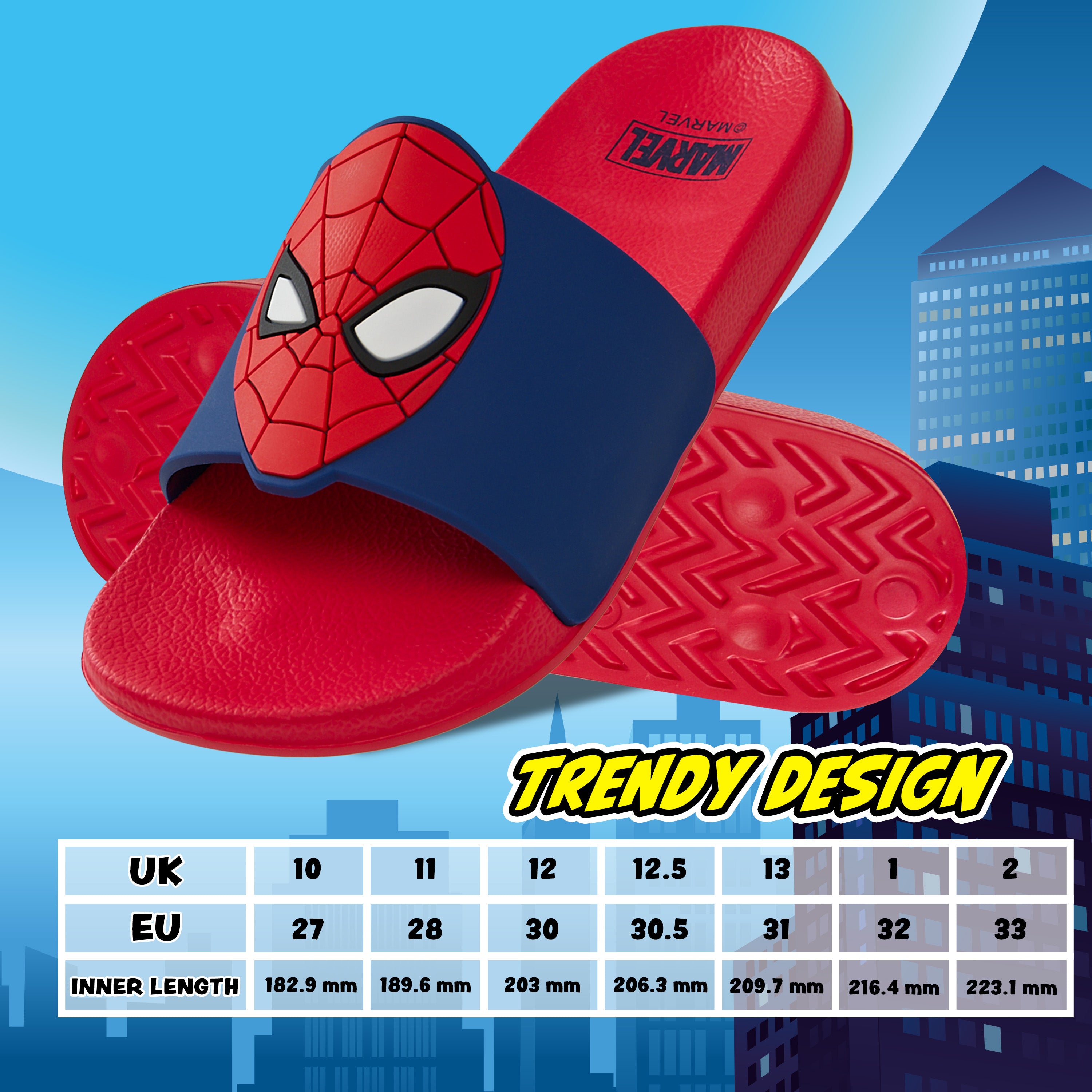 get-trend-boys-claquettes-spiderman-marvel-gar-on-plage-eva image 6