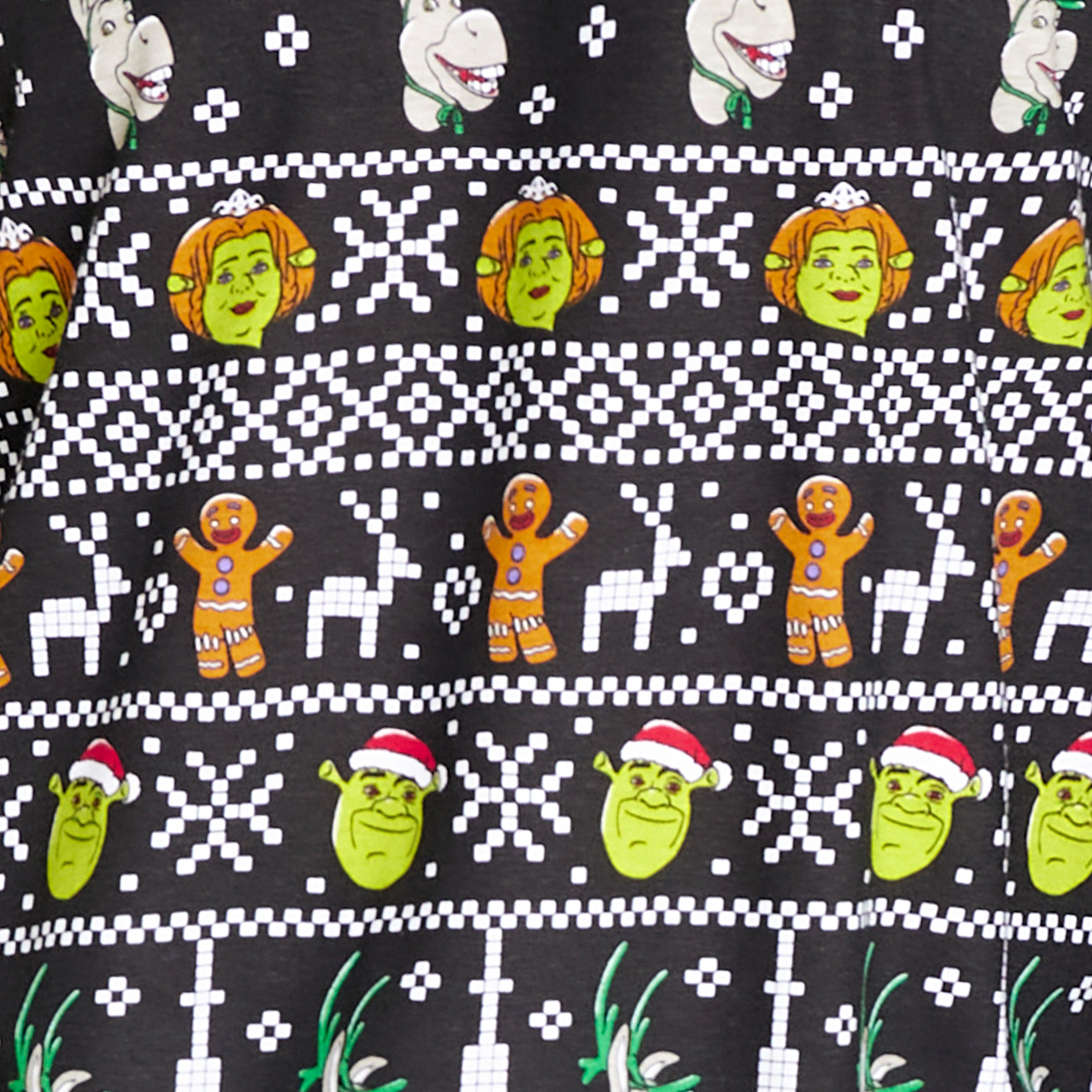 shrek-pyjama-no-l-famille-homme-coton-manches-longues image 2