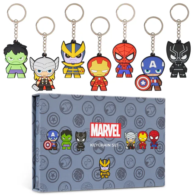 marvel-porte-cl-s-avengers-gar-on-lot-7-figurines image 1