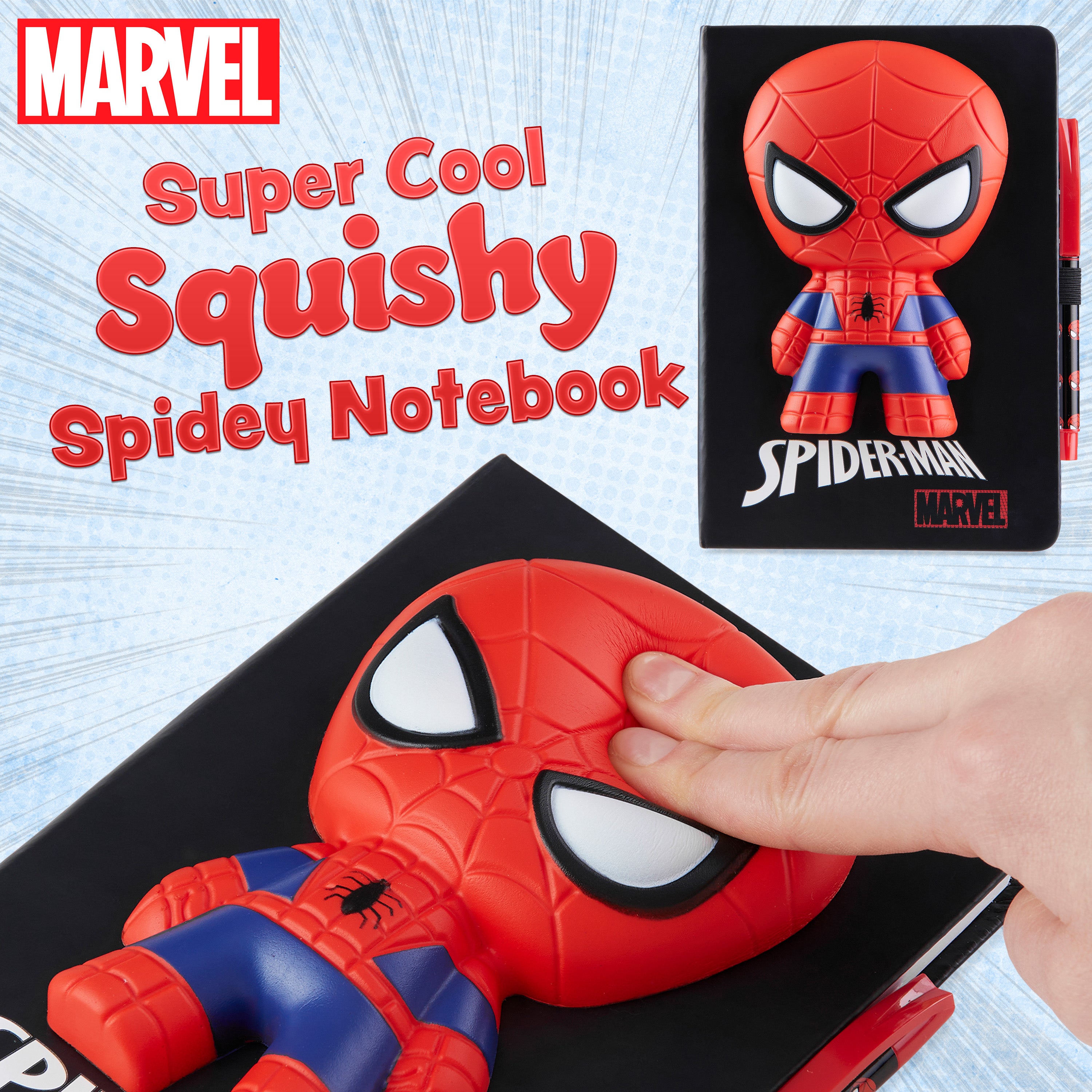 marvel-spiderman-carnet-a5-3d-stylo-enfant image 5