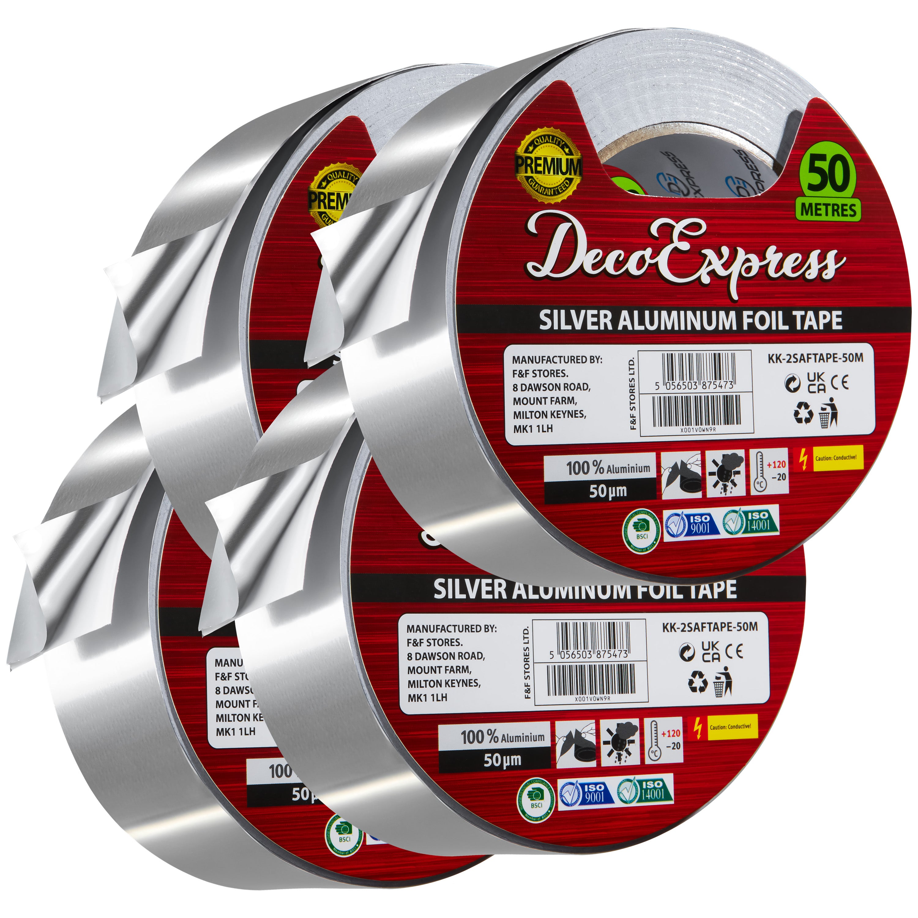 deco-express-ruban-adh-sif-aluminium-50-m-lot-4-tanche image 1