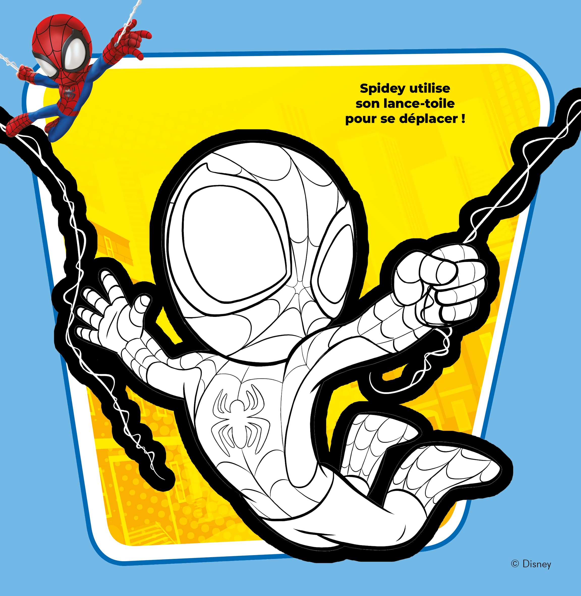 marvel-spidey-et-ses-amis-extraordinaires-livre-coloriage-relief image 3