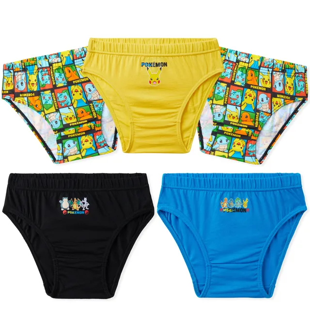 pok-mon-slips-gar-on-coton-lot-de-5-taille-6-7-ans image 1