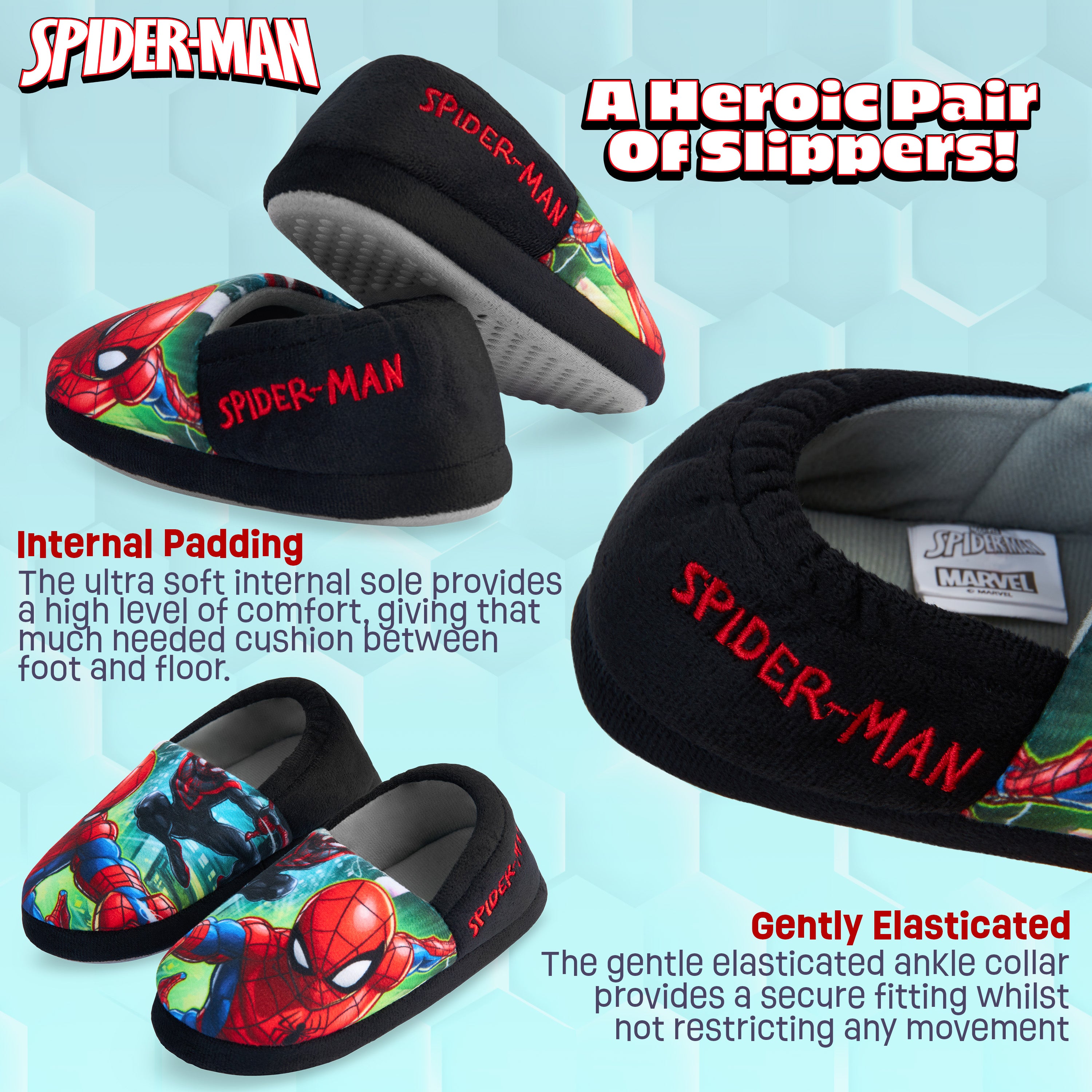 marvel-chaussons-spider-man-gar-on-avengers-chauds image 6
