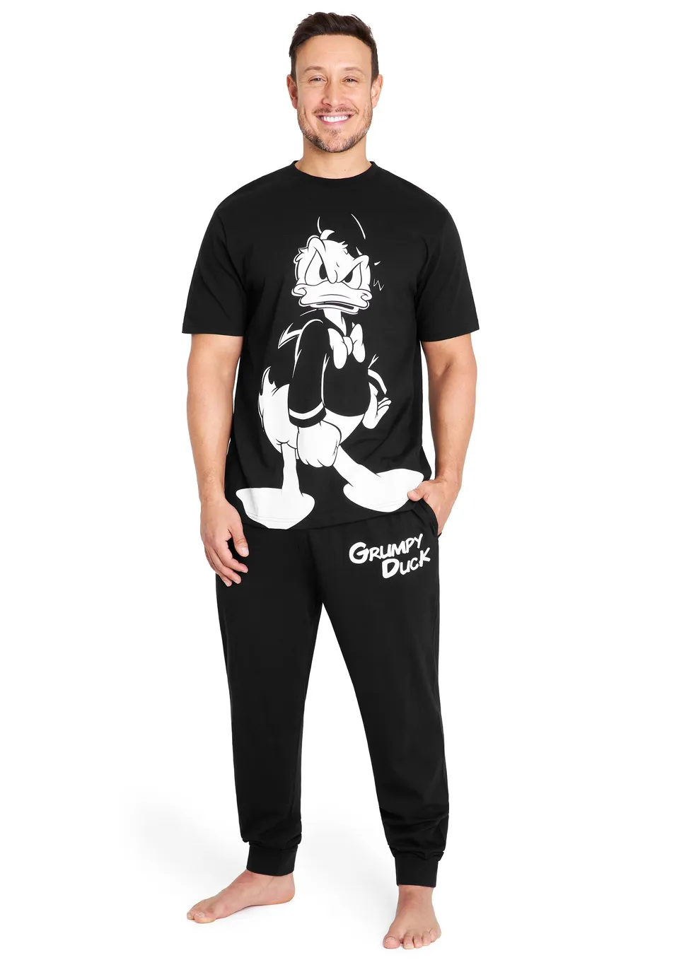 get-trend-men-disney-pyjama-homme-coton-donald-jack-m-3xl image 1