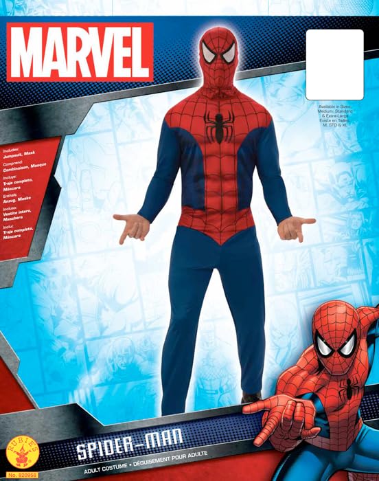 rubies-marvel-spider-man-d-guisement-adulte-taille-m image 5