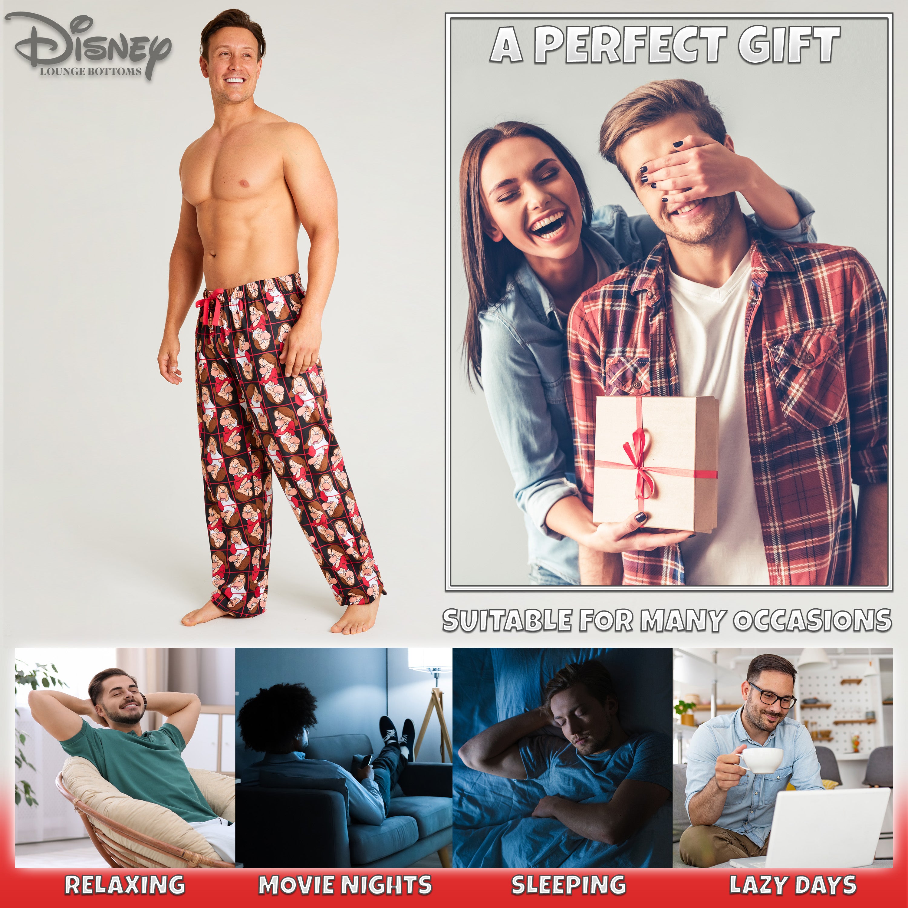 get-trend-men-grumpy-aop-bas-de-pyjama-homme-coton image 3
