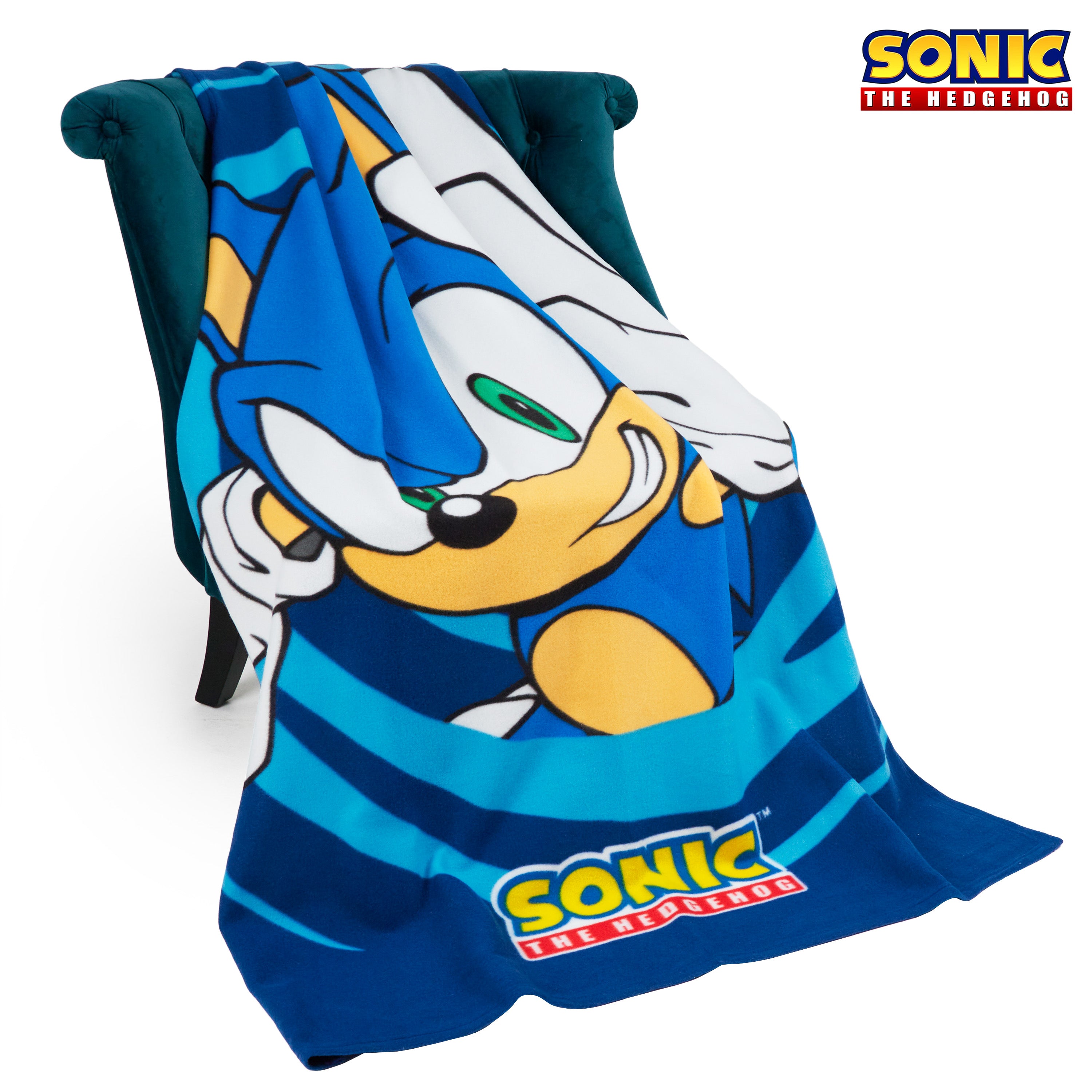 sonic-the-hedgehog-plaid-polaire-enfant-100x150-cm image 3