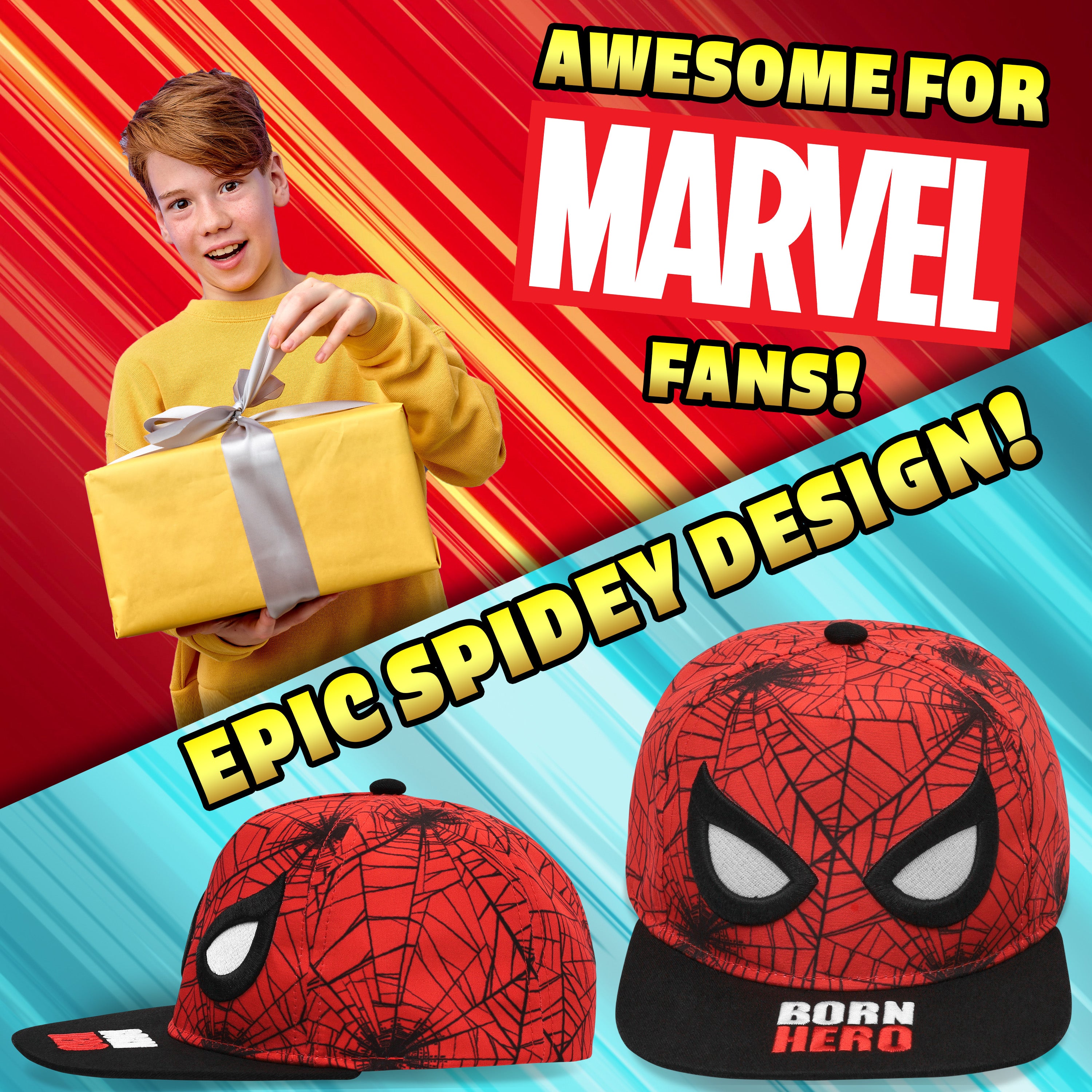 get-trend-boys-marvel-spiderman-casquette-gar-on-r-glable image 4