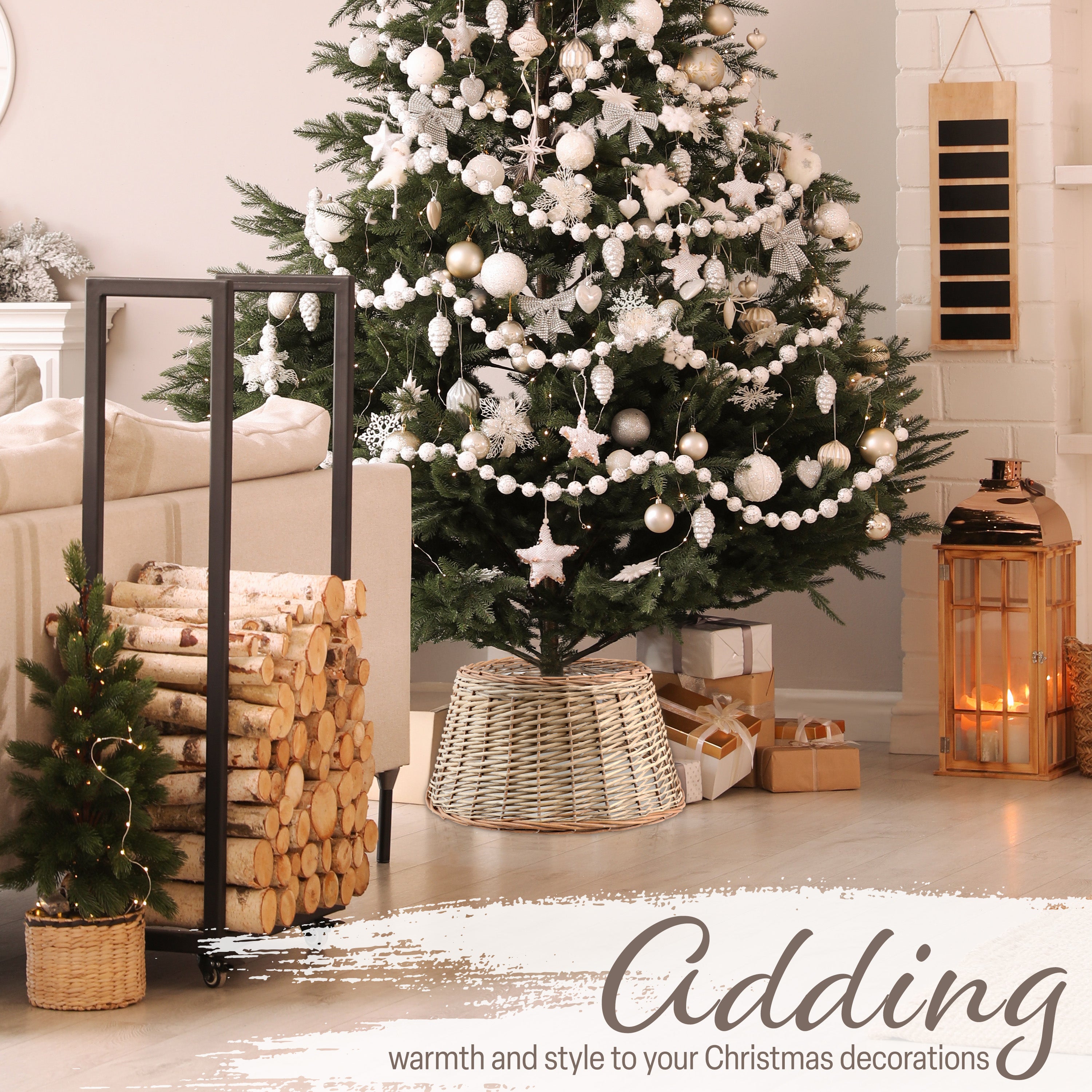 deco-express-jupe-de-sapin-cache-pied-osier-beige-53-cm image 6
