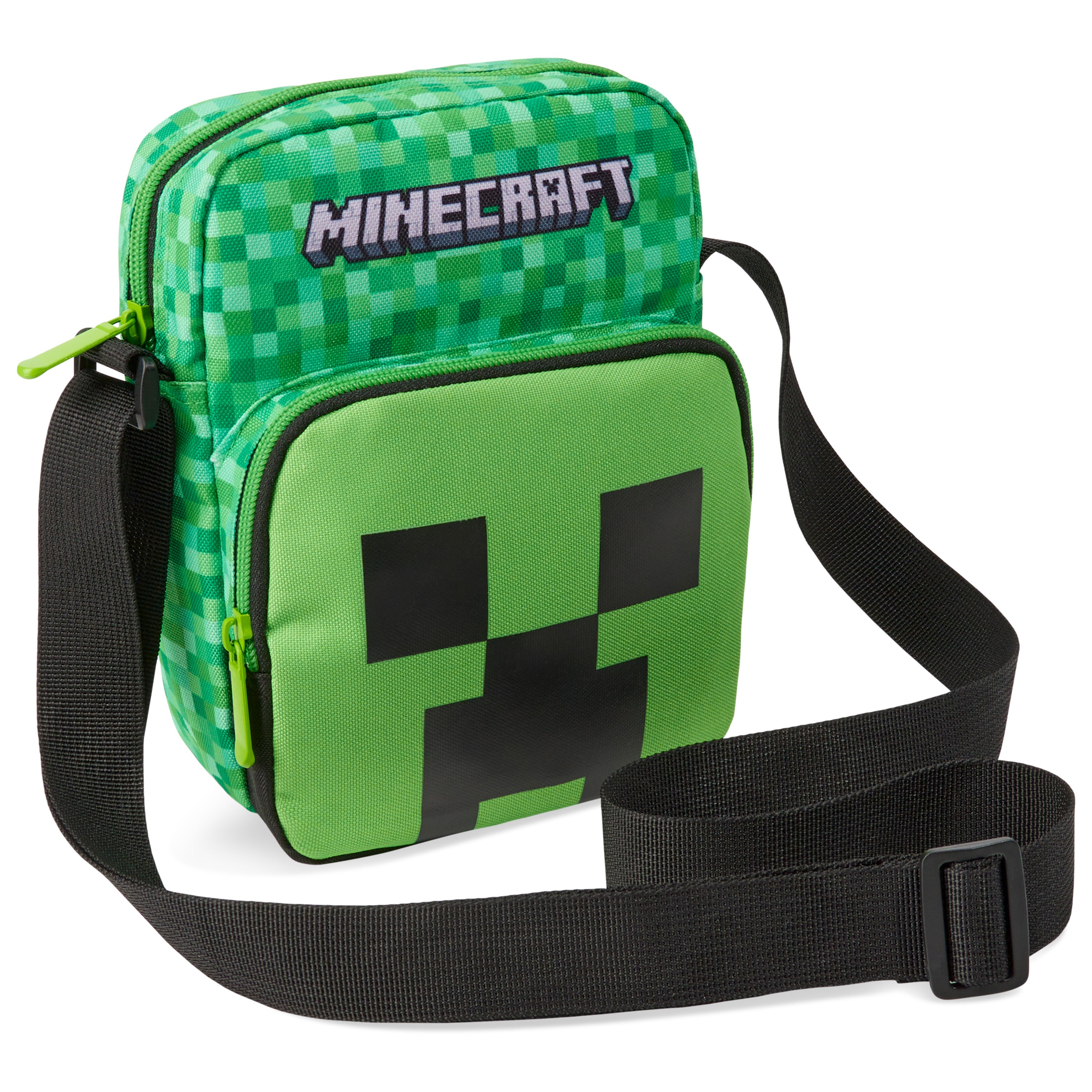 minecraft-sac-bandouli-re-enfant-creeper-r-glable image 1