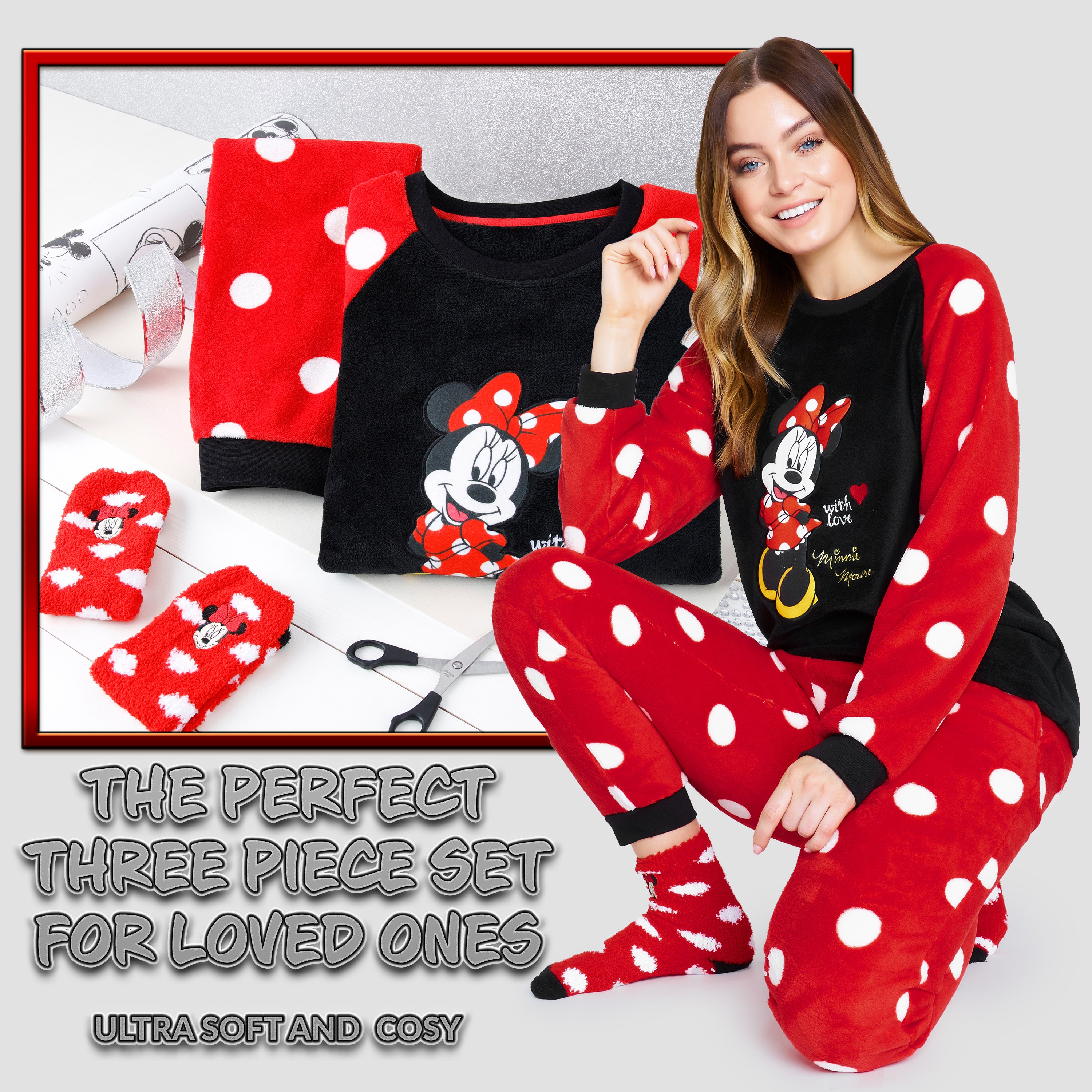 disney-pyjama-polaire-stitch-femme-ensemble-chaussettes-taille-s image 2