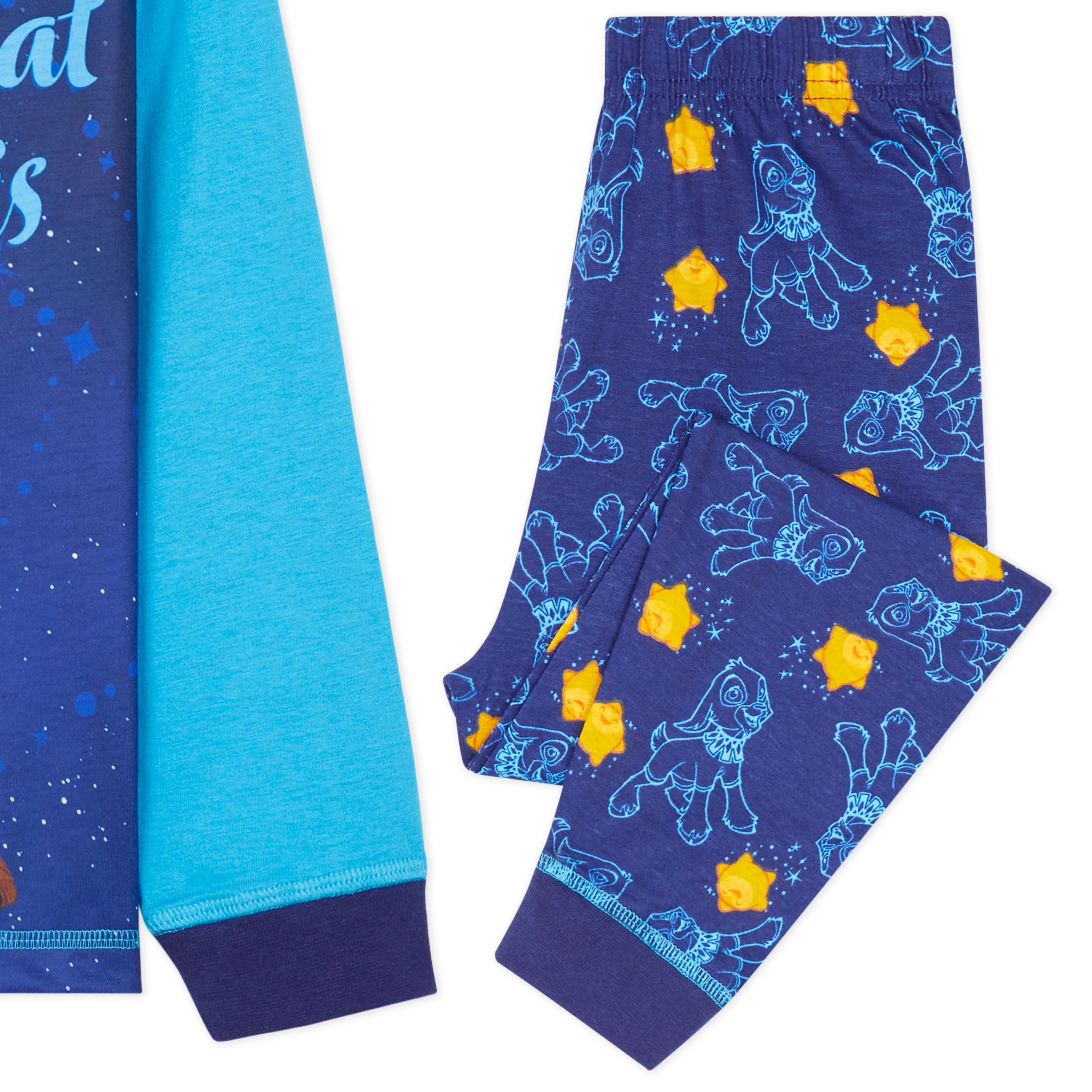 disney-wish-pyjama-fille-bleu-2-pi-ces-7-8-ans image 2