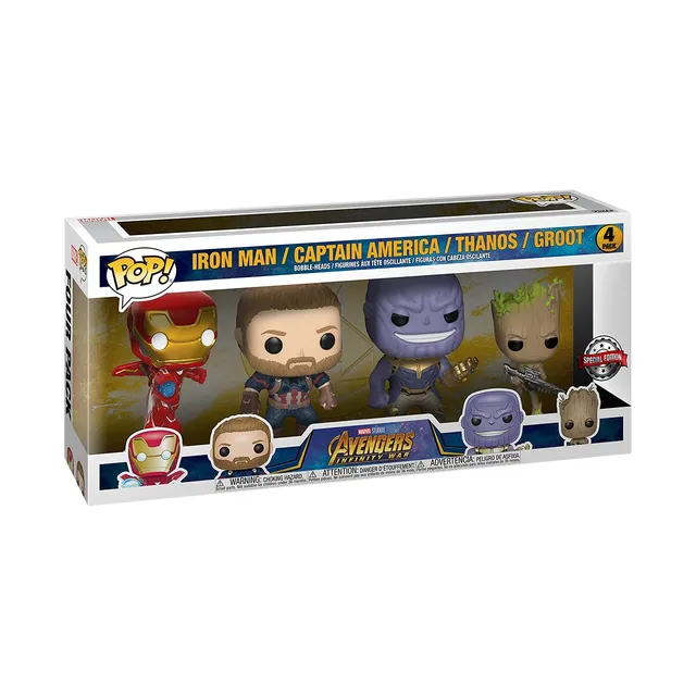 funko-pop-marvel-avengers-infinity-war-pack-4-figurines-vinyle-9-cm image 1